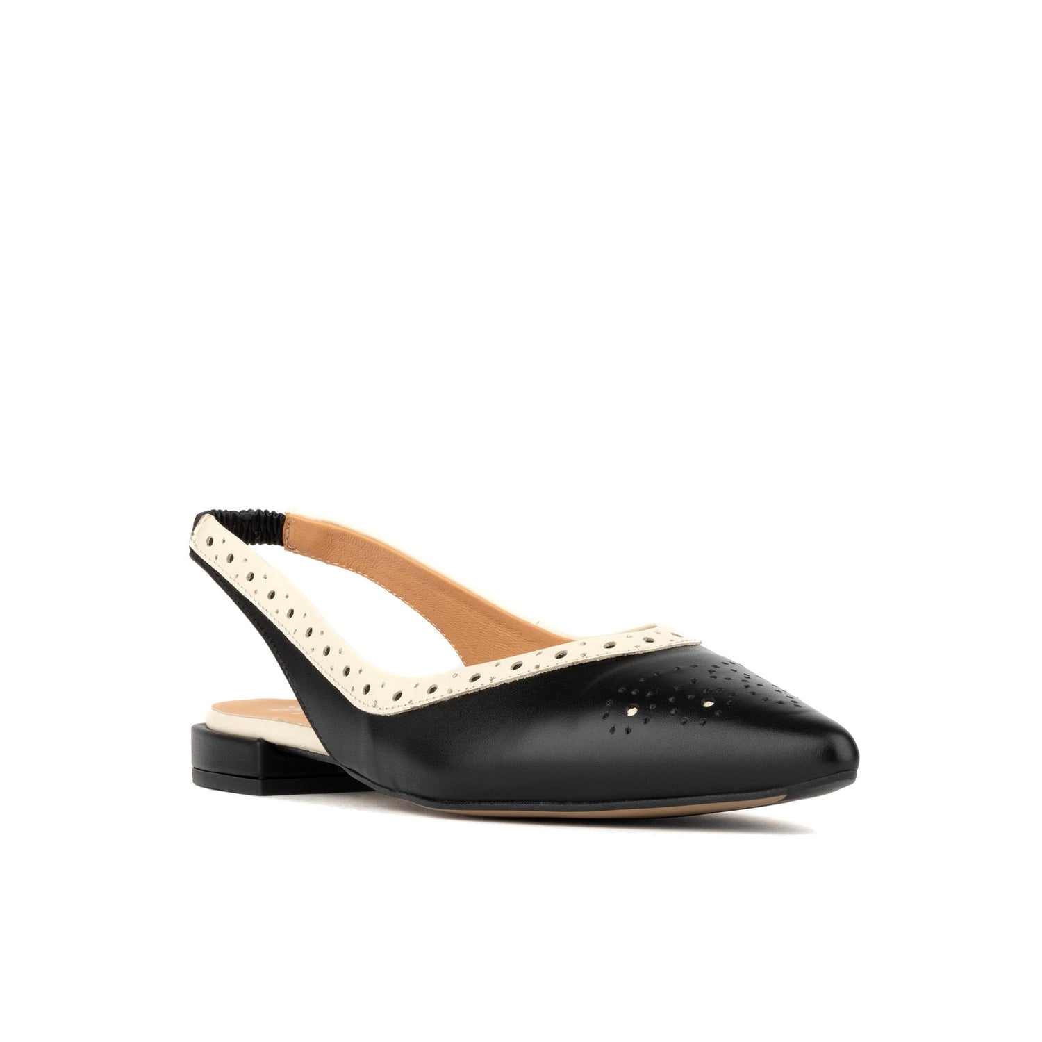 Holly - Black & Cream Womens Sandals Embassy London 