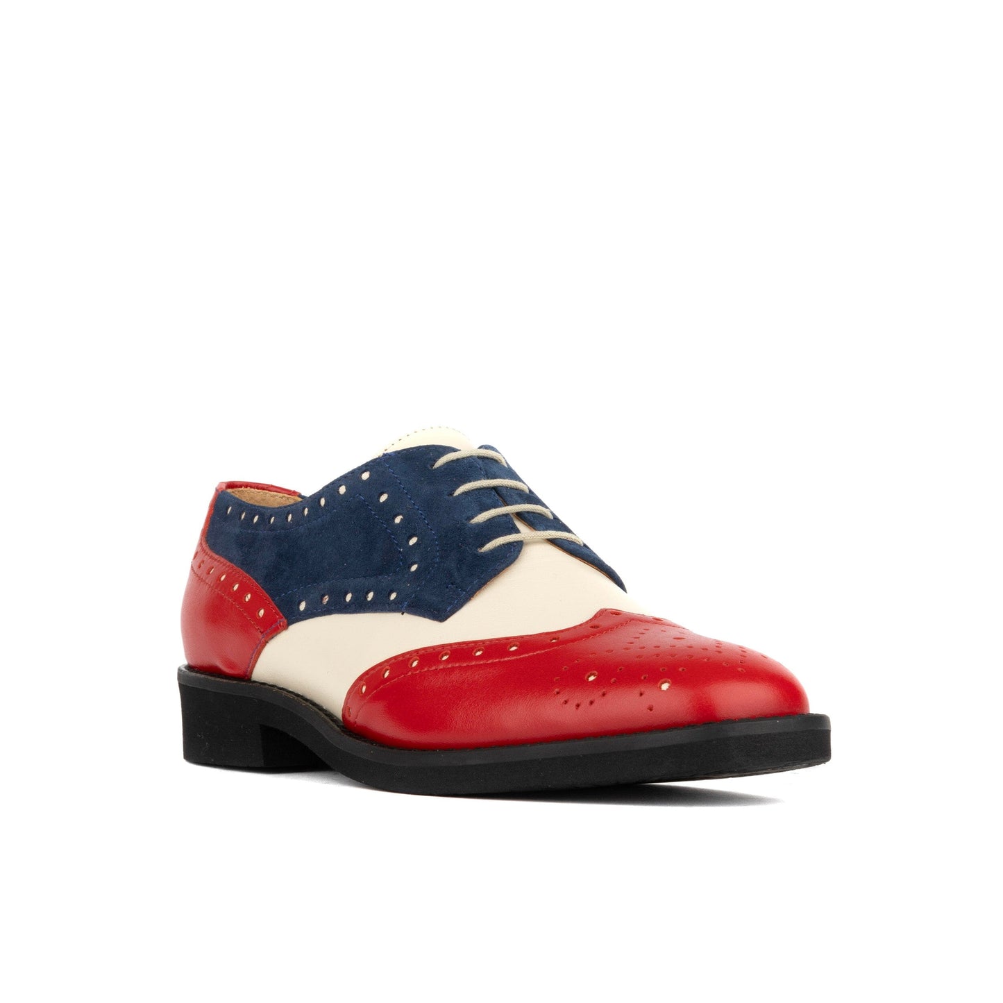 Eton - Red & Blue & Cream Womens Shoes Embassy London 