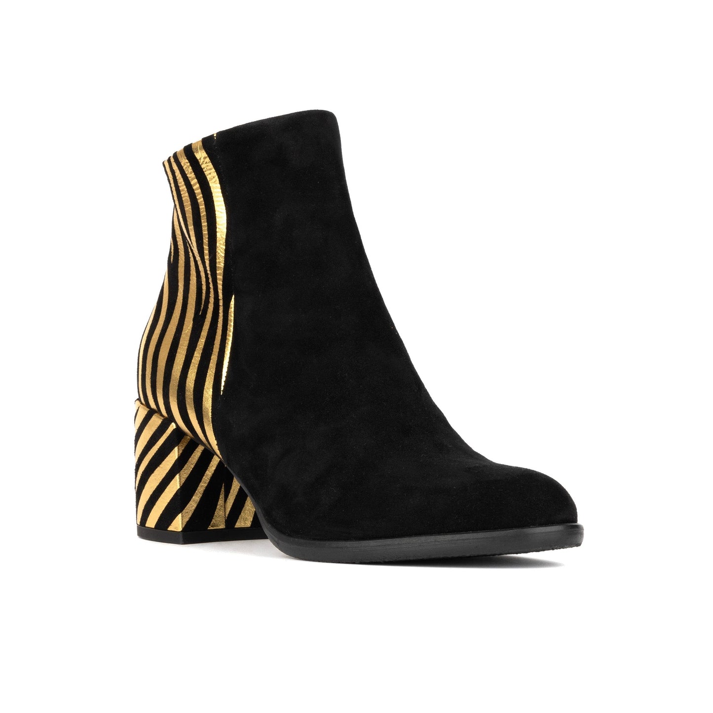 Impala - Black & Gold Womens Ankle Boots Embassy London 