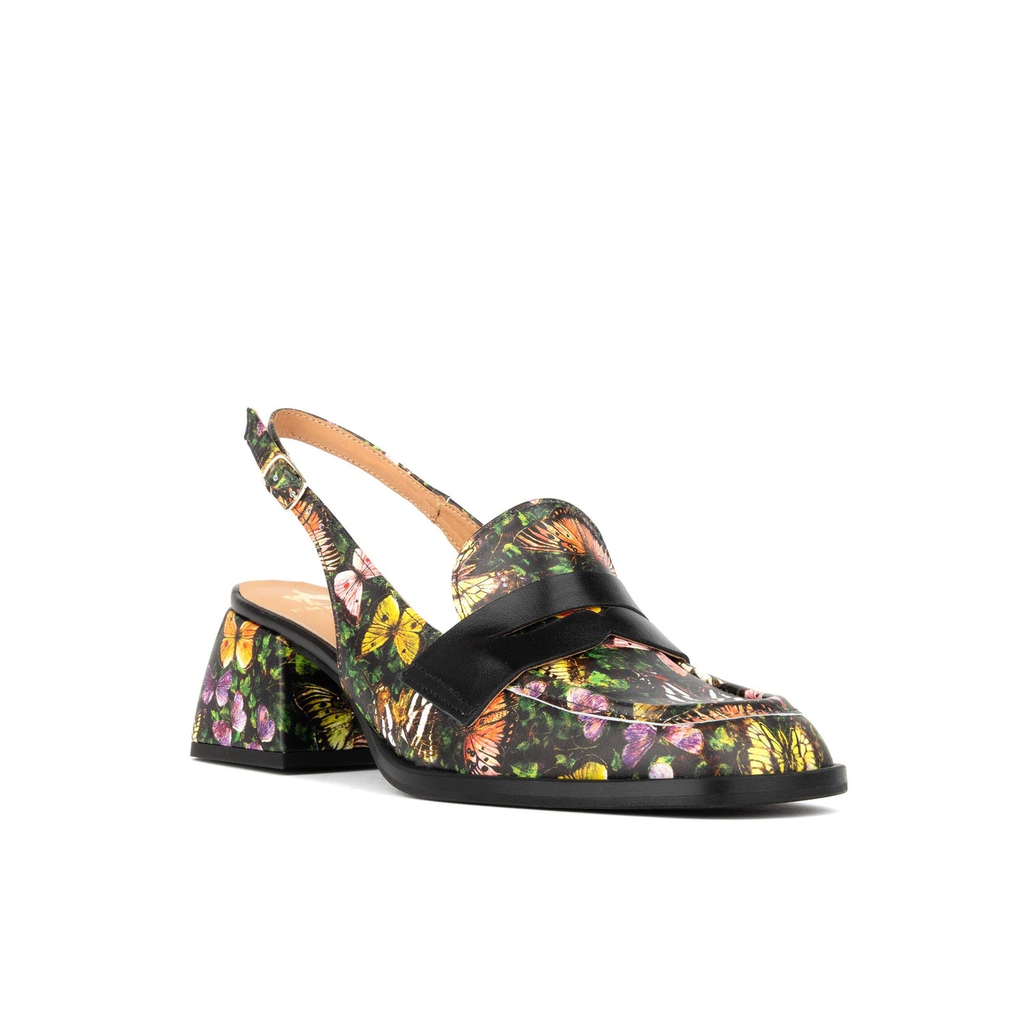 Diana - Black & Butterfly Multi Womens Heels Embassy London 