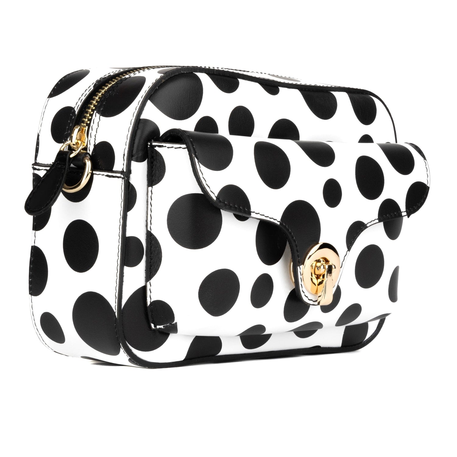 Lady Camara - Black & White Polka Handbags Embassy London 