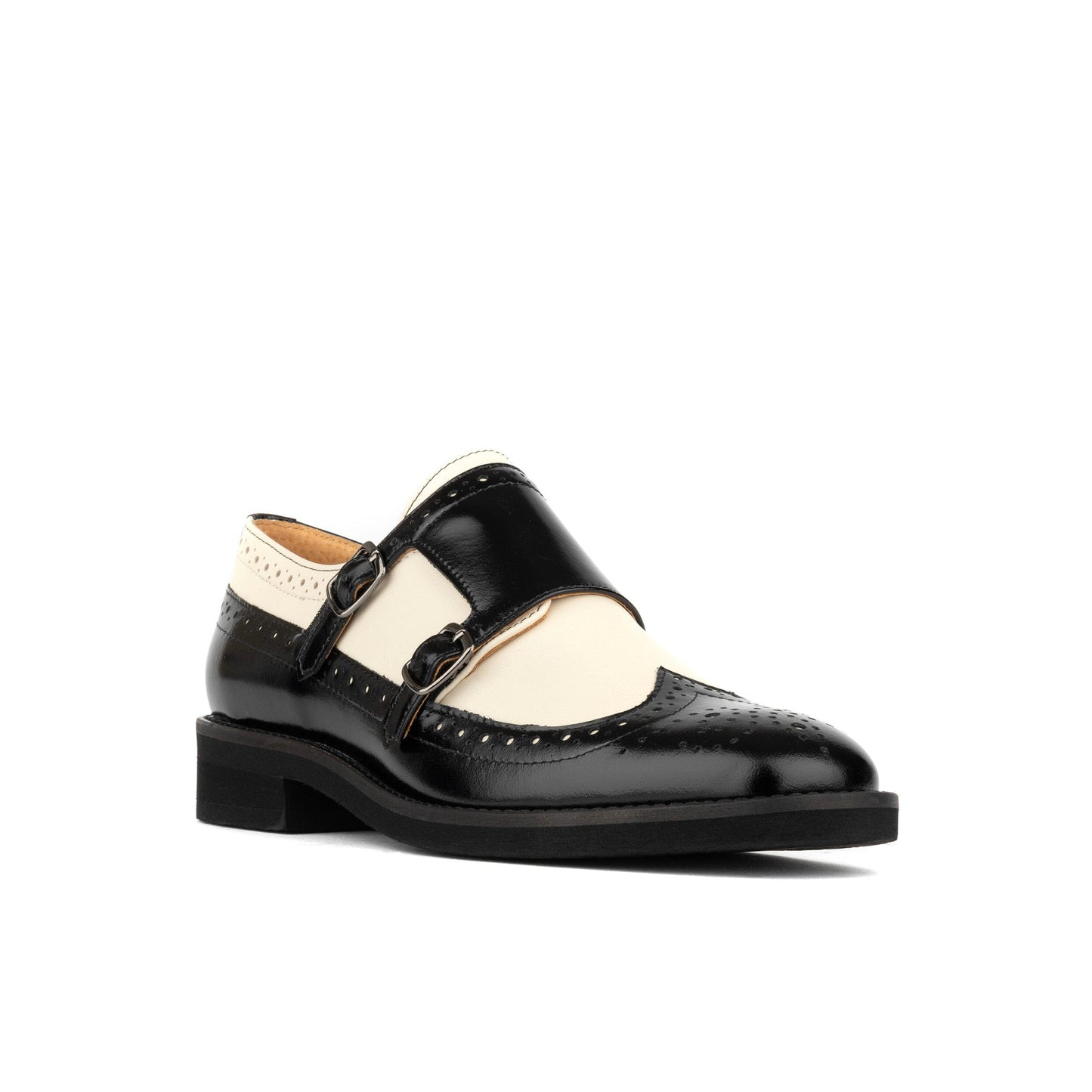 Windsor - Black & Cream Womens Shoes Embassy London 