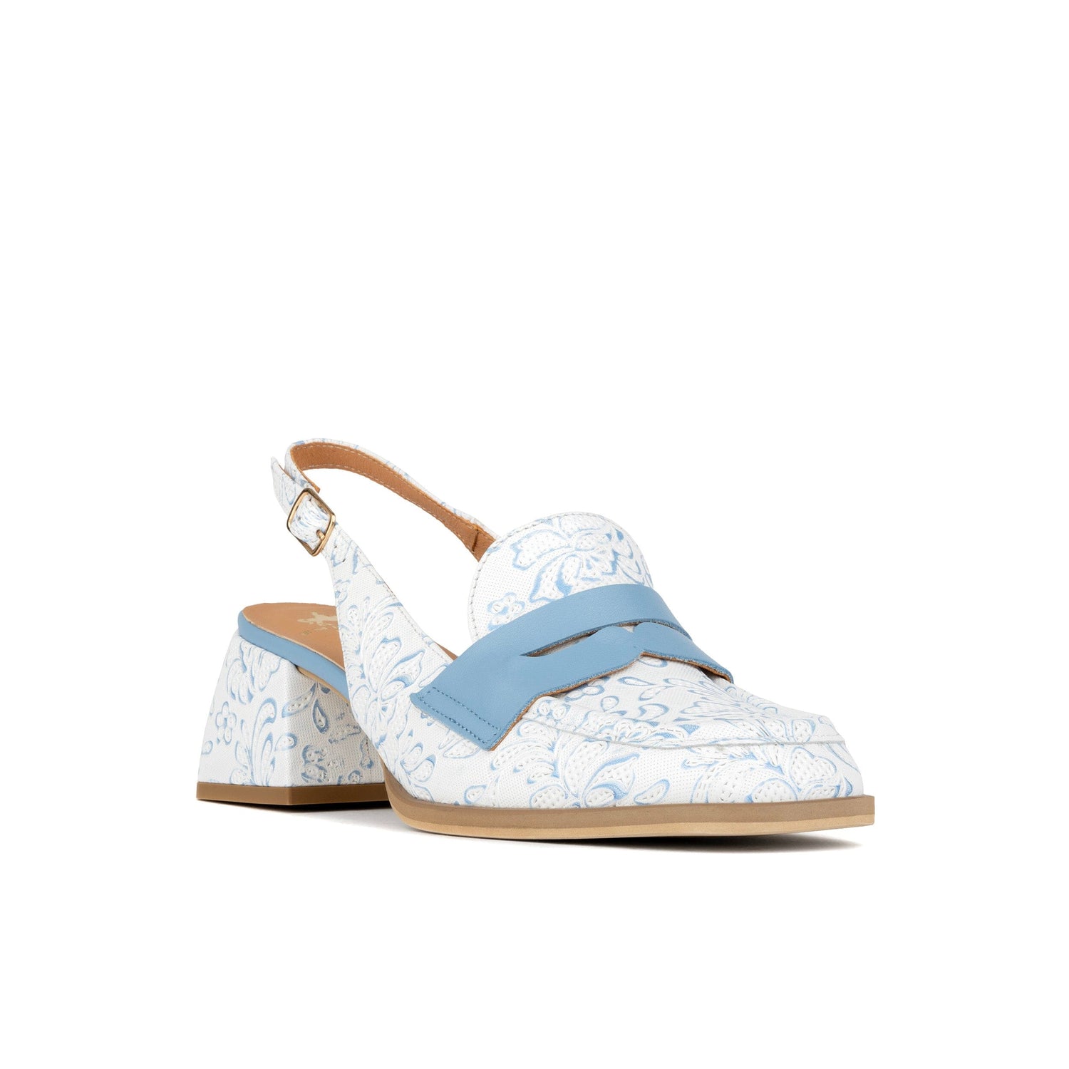 Diana - White Flowers Womens Heels Embassy London 