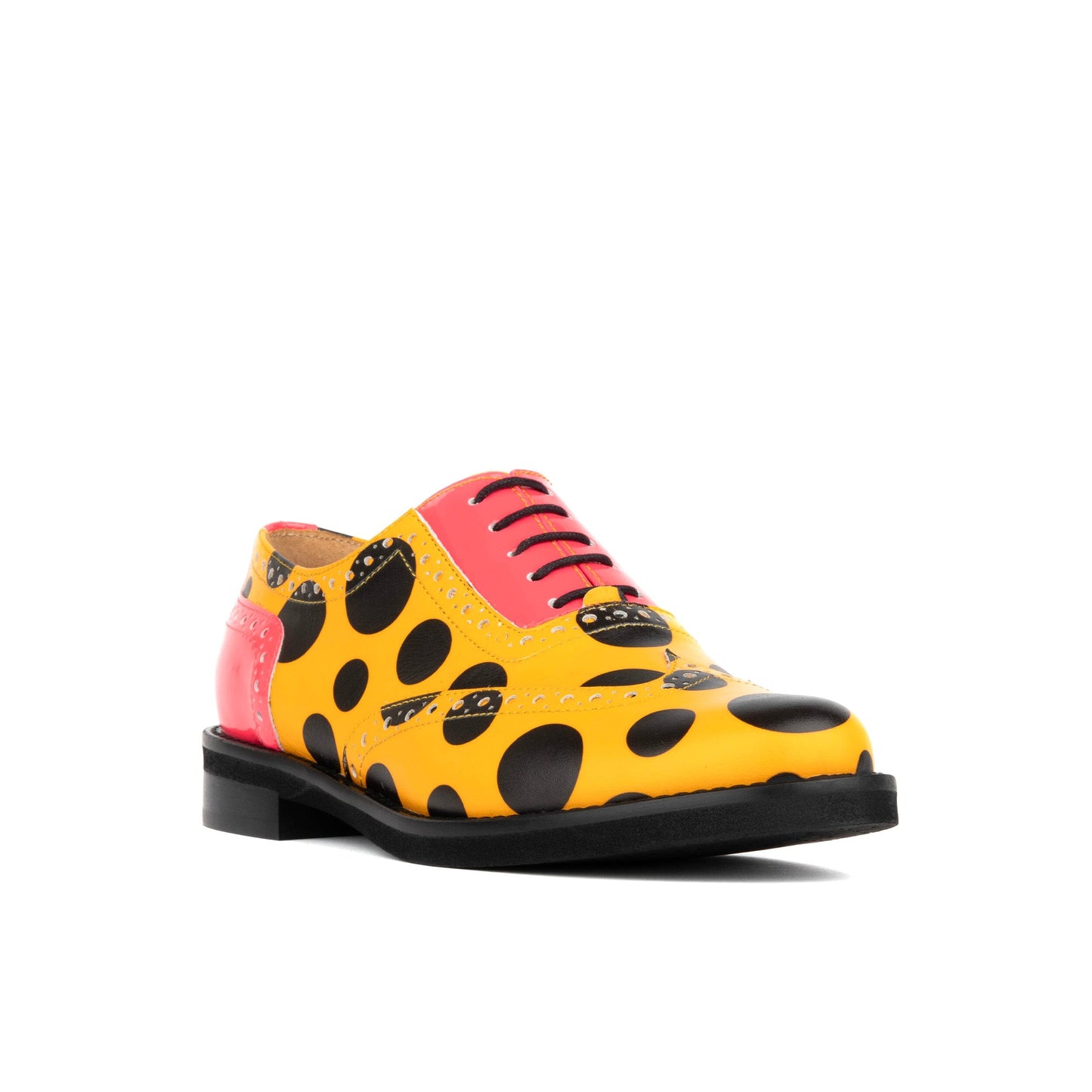 Vivienne - Orange & Black & Pink Womens Shoes Embassy London 