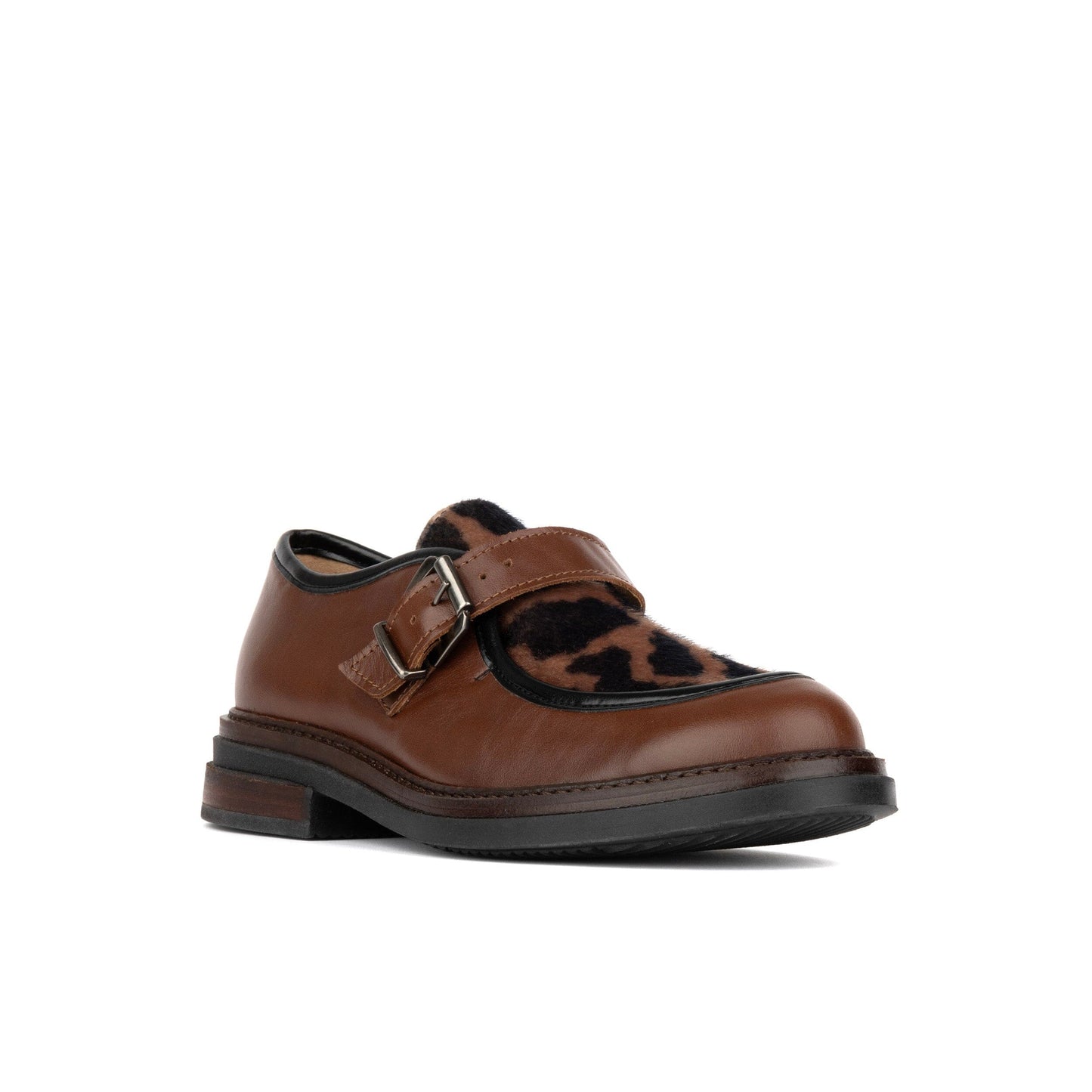 Strapp - Brown & Cow Womens Loafers Embassy London 