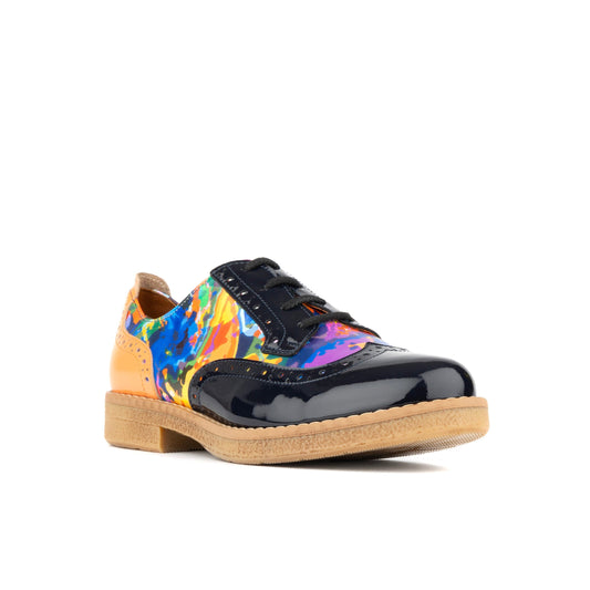 The Artist - Navy & Summer Multi Womens Shoes Embassy London 