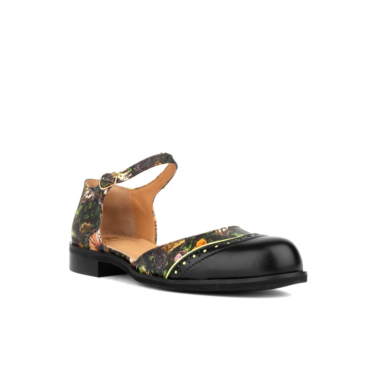Gigot - Black & Butterfly Multi Womens Sandals Embassy London 