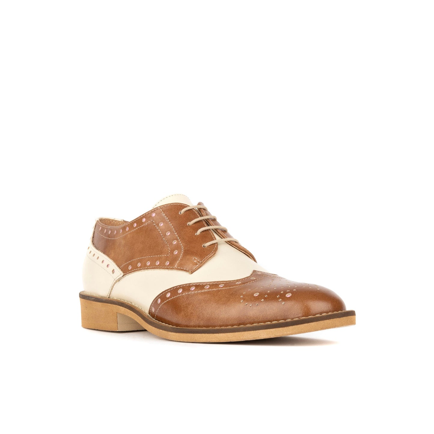 Eton - Tan & Off White Womens Shoes Embassy London 