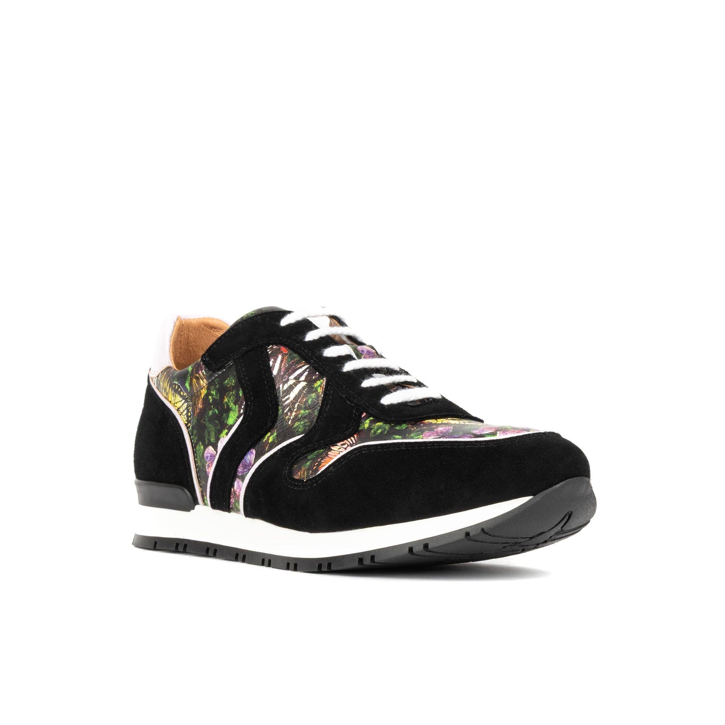 Savana - Black & Butterfly Multi Womens Trainers Embassy London 