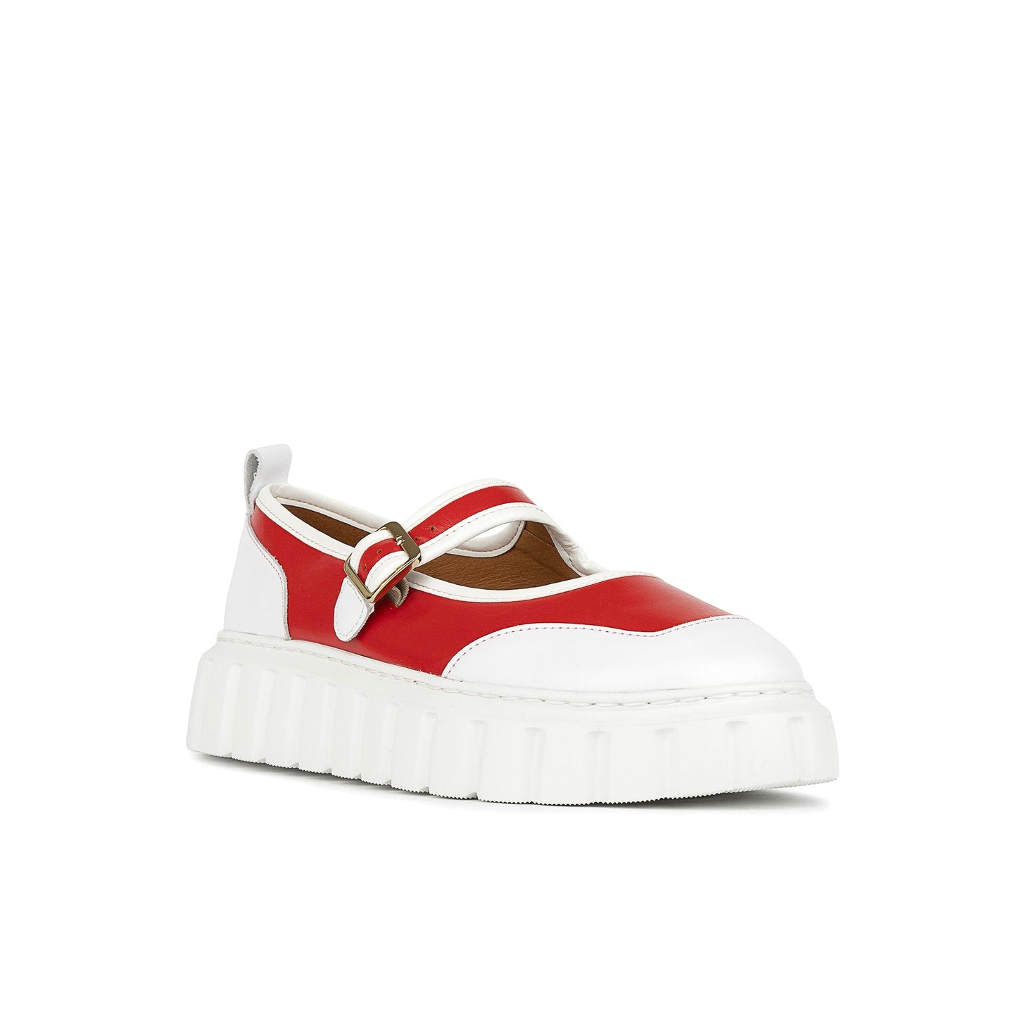 Sophie - Red & White Womens Sandals Embassy London 