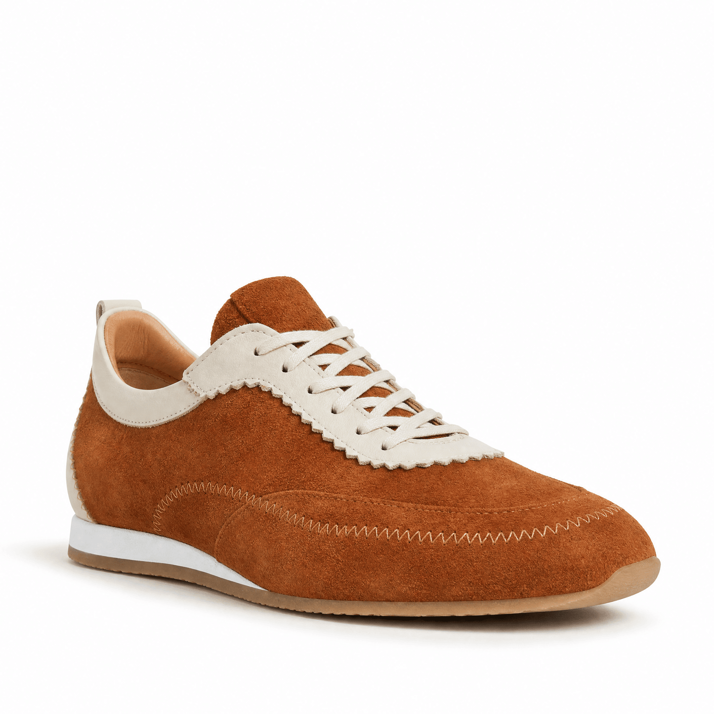 Bristol - Brown & Cream Womens Trainers Embassy London 