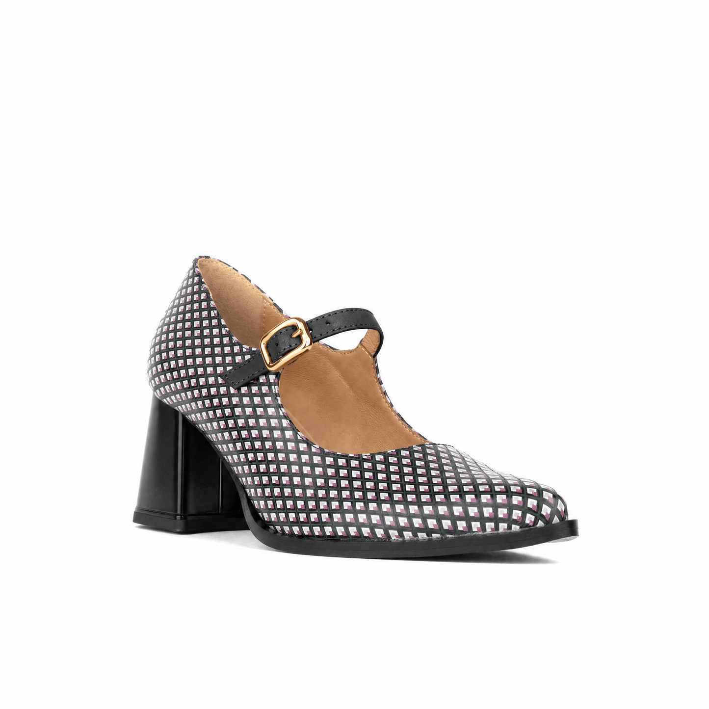 Hyde - Pink & Violet & Green Diamonds Womens Heels Embassy London 