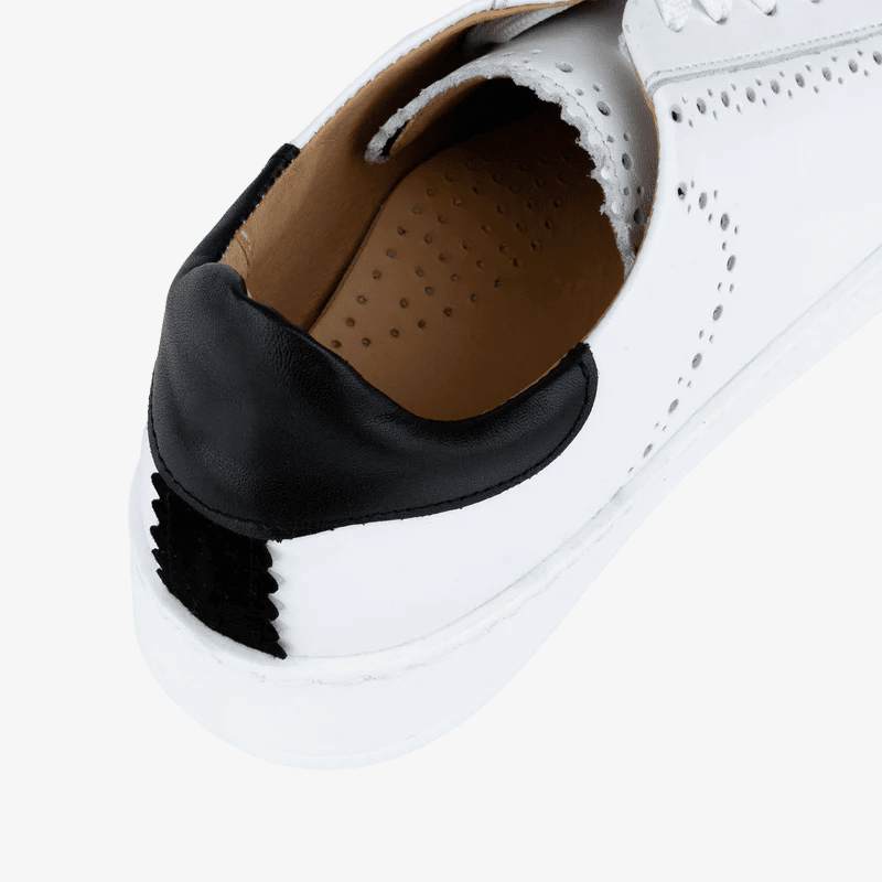 Serena - Black & White Womens Trainers Embassy London 