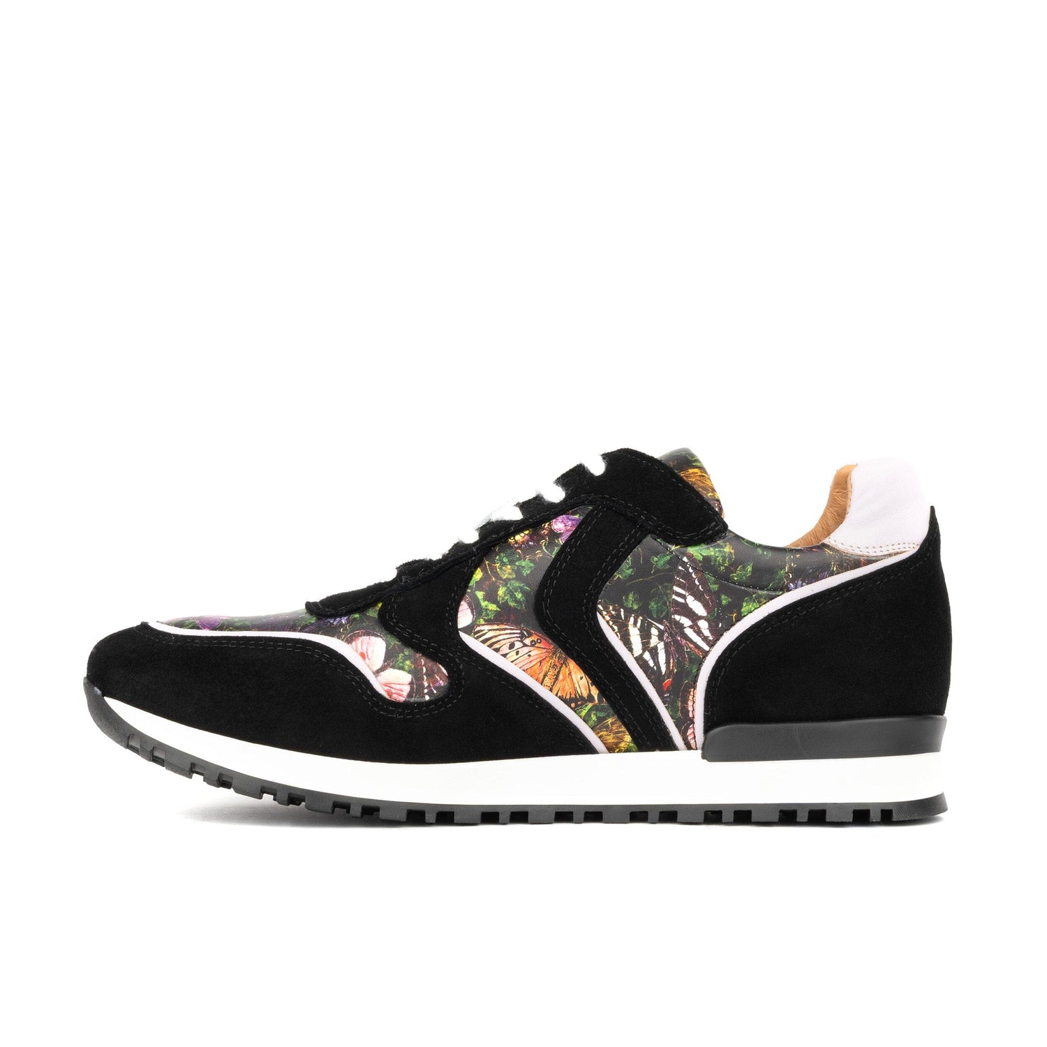 Savana - Black & Butterfly Multi Womens Trainers Embassy London 