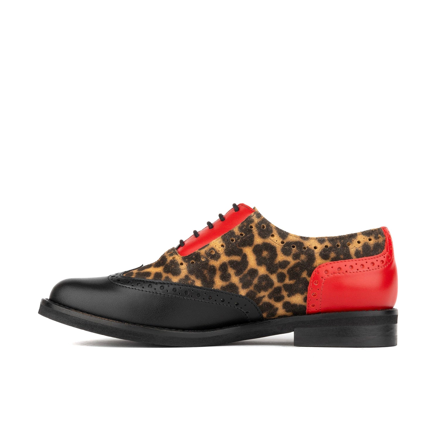Vivienne - Leopard & Red Womens Shoes Embassy London 
