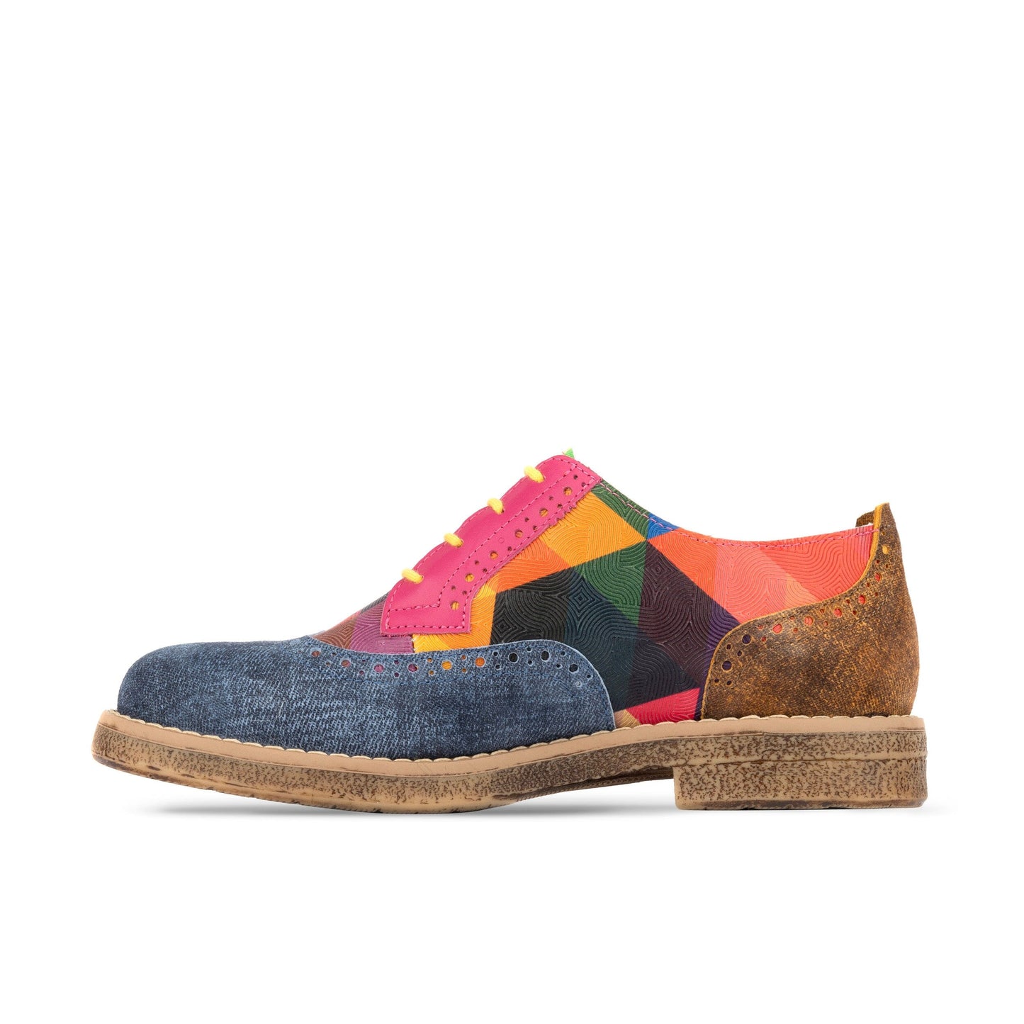 The Artist - Denim Blue & Retro Womens Oxfords Embassy London 