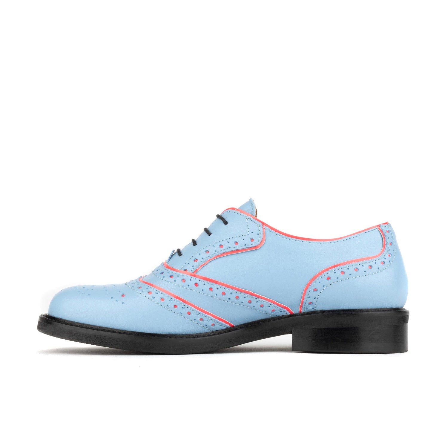 Women's Oxford Shoes Light Blue Pink Embassy London Brick Lane – Embassy London USA Women's Oxford Shoes Light Blue Pink Embassy London Brick Lane – Embassy London USA