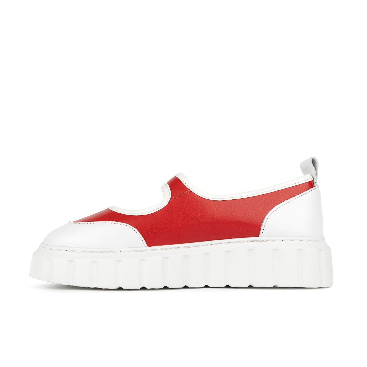 Sophie - Red & White Womens Sandals Embassy London 