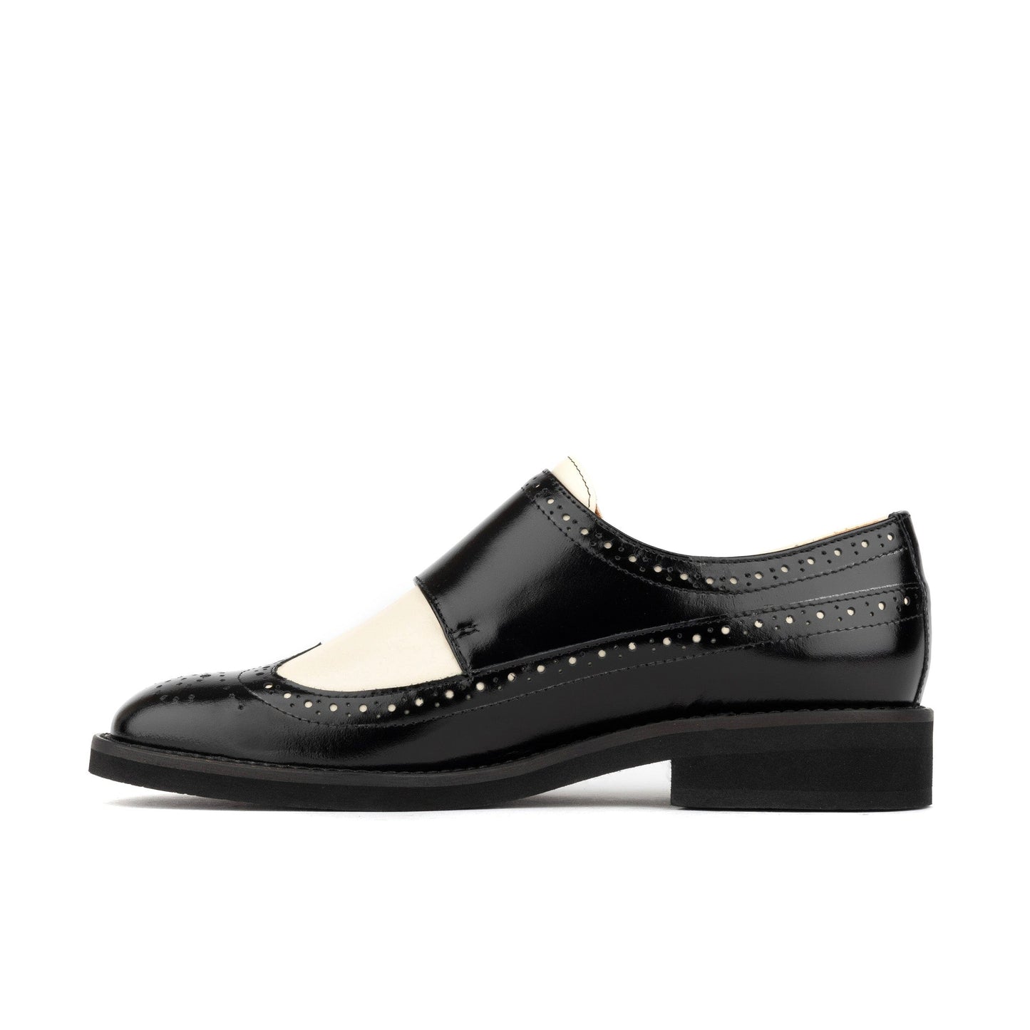 Windsor - Black & Cream Womens Shoes Embassy London 