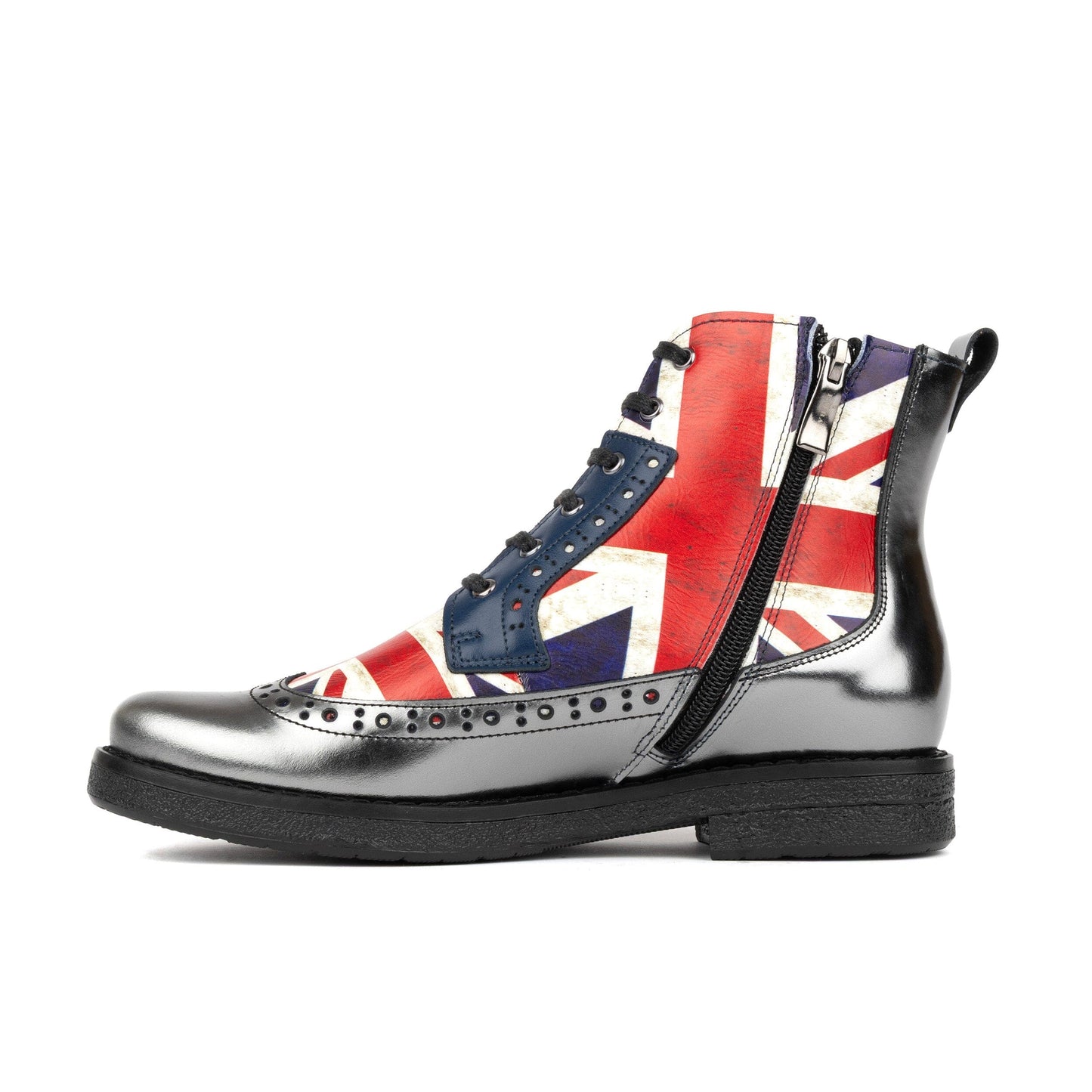 Hatter - Jubilee Chrome Ankle Boots Embassy London 