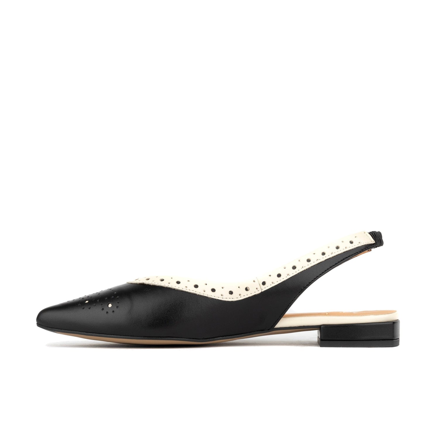 Holly - Black & Cream Womens Sandals Embassy London 