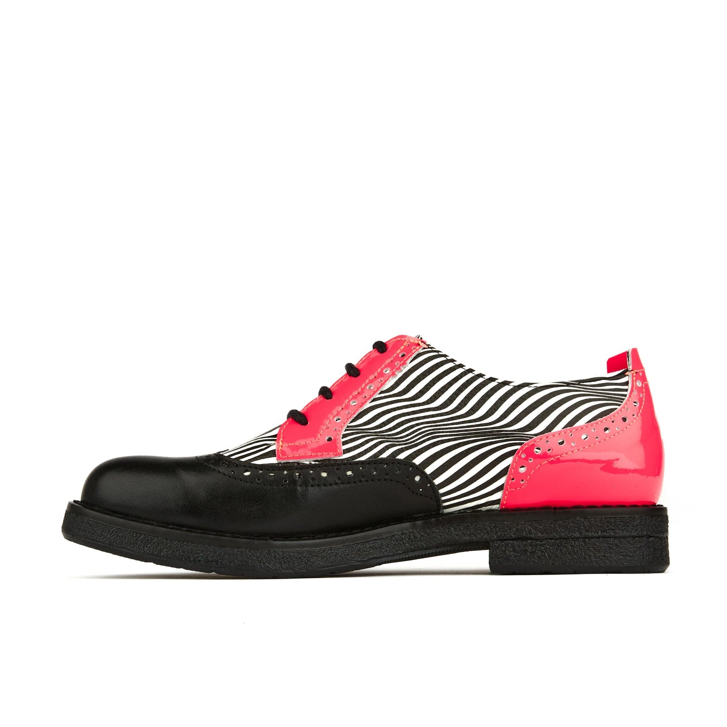 The Artist - Optical Zebra & Black & Pink Womens Shoes Embassy London 