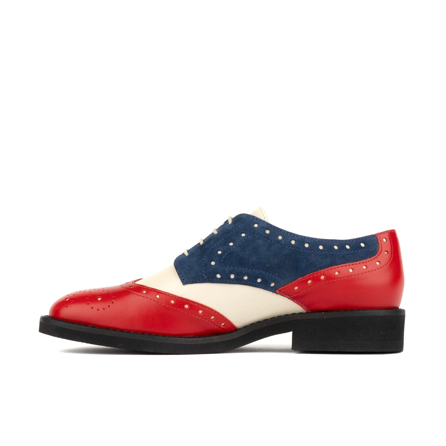 Eton - Red & Blue & Cream Womens Shoes Embassy London 