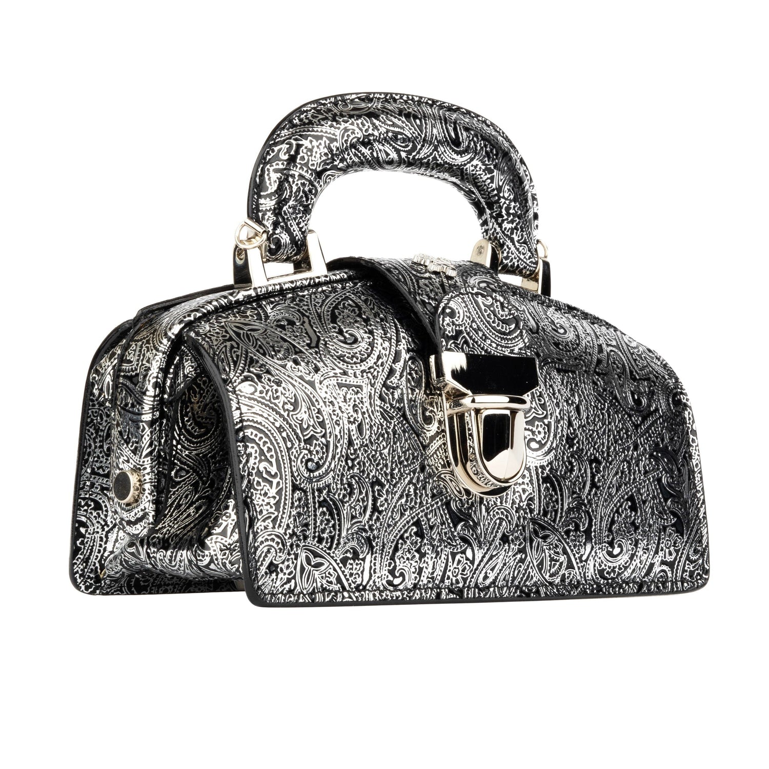 Gazelle Mini - Black & Silver Handbags Embassy London 