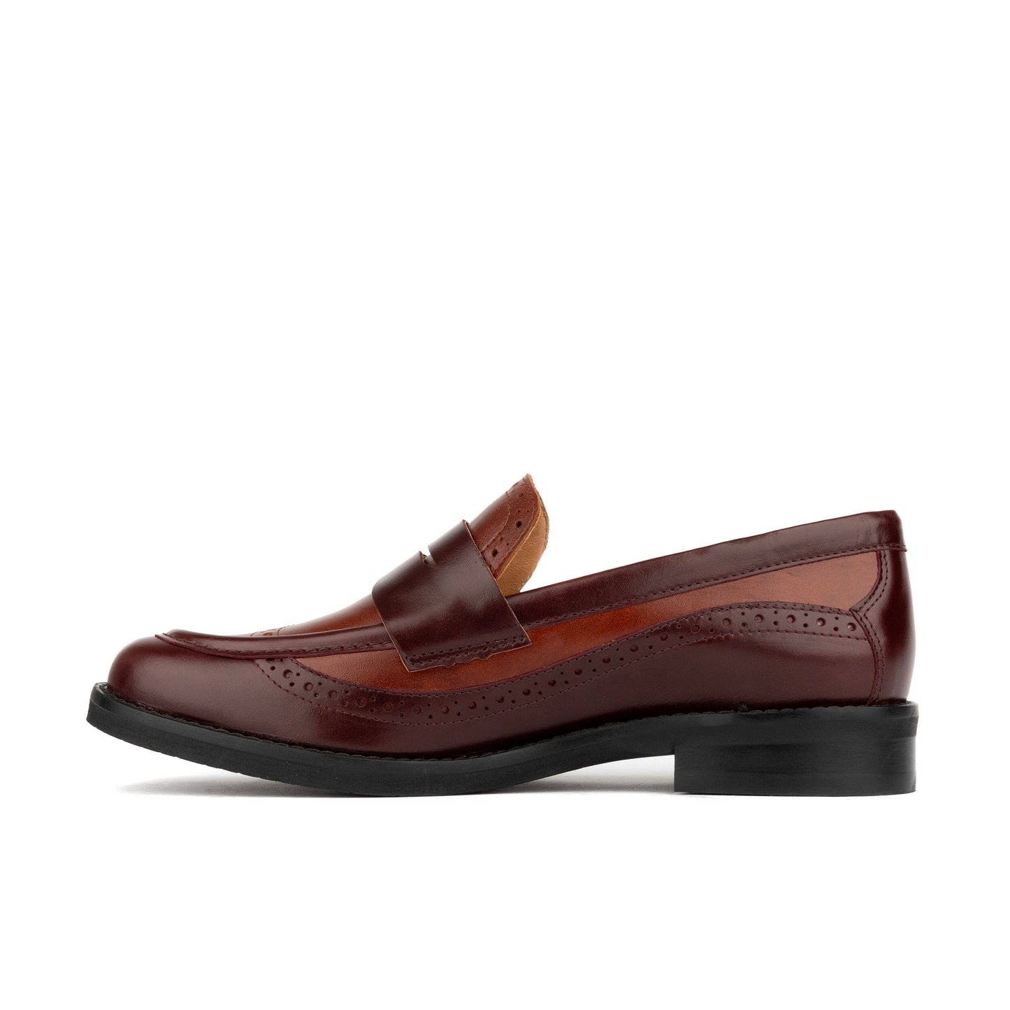 Angelina - Brown Mix Womens Loafers Embassy London 