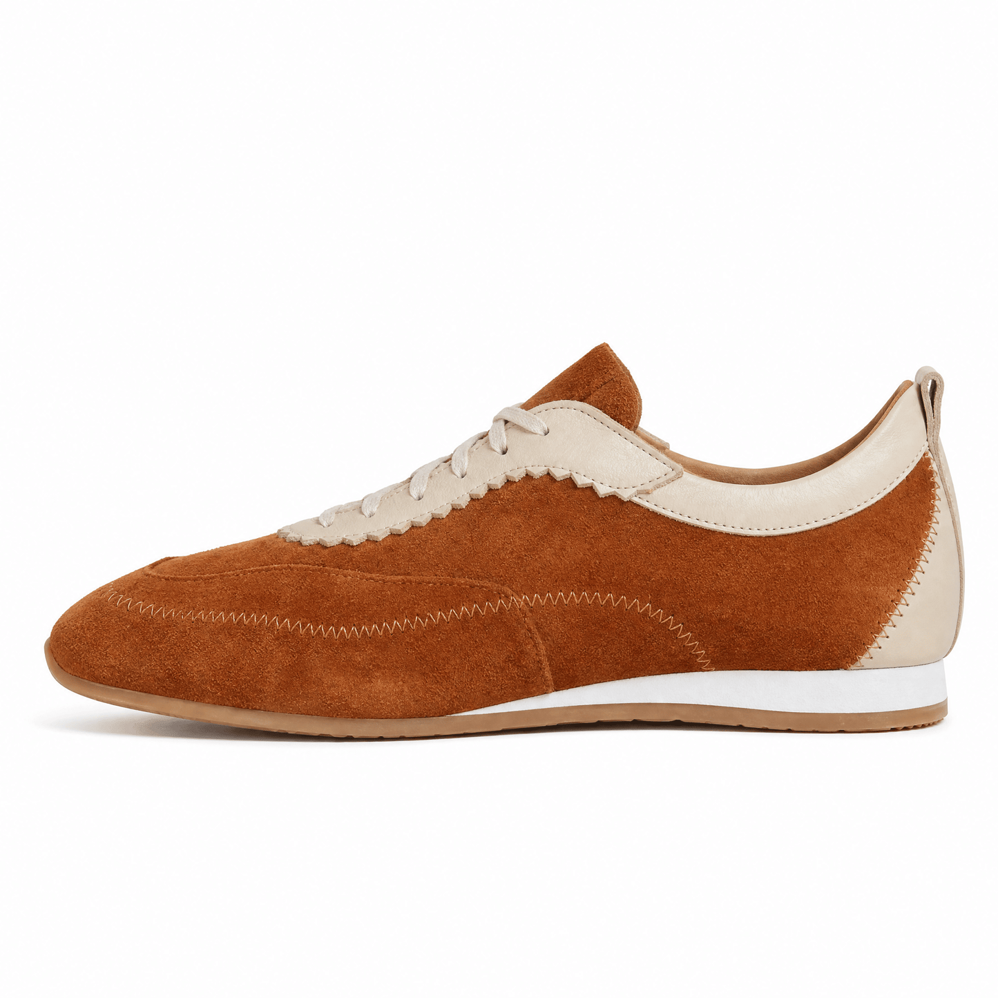 Bristol - Brown & Cream Womens Trainers Embassy London 