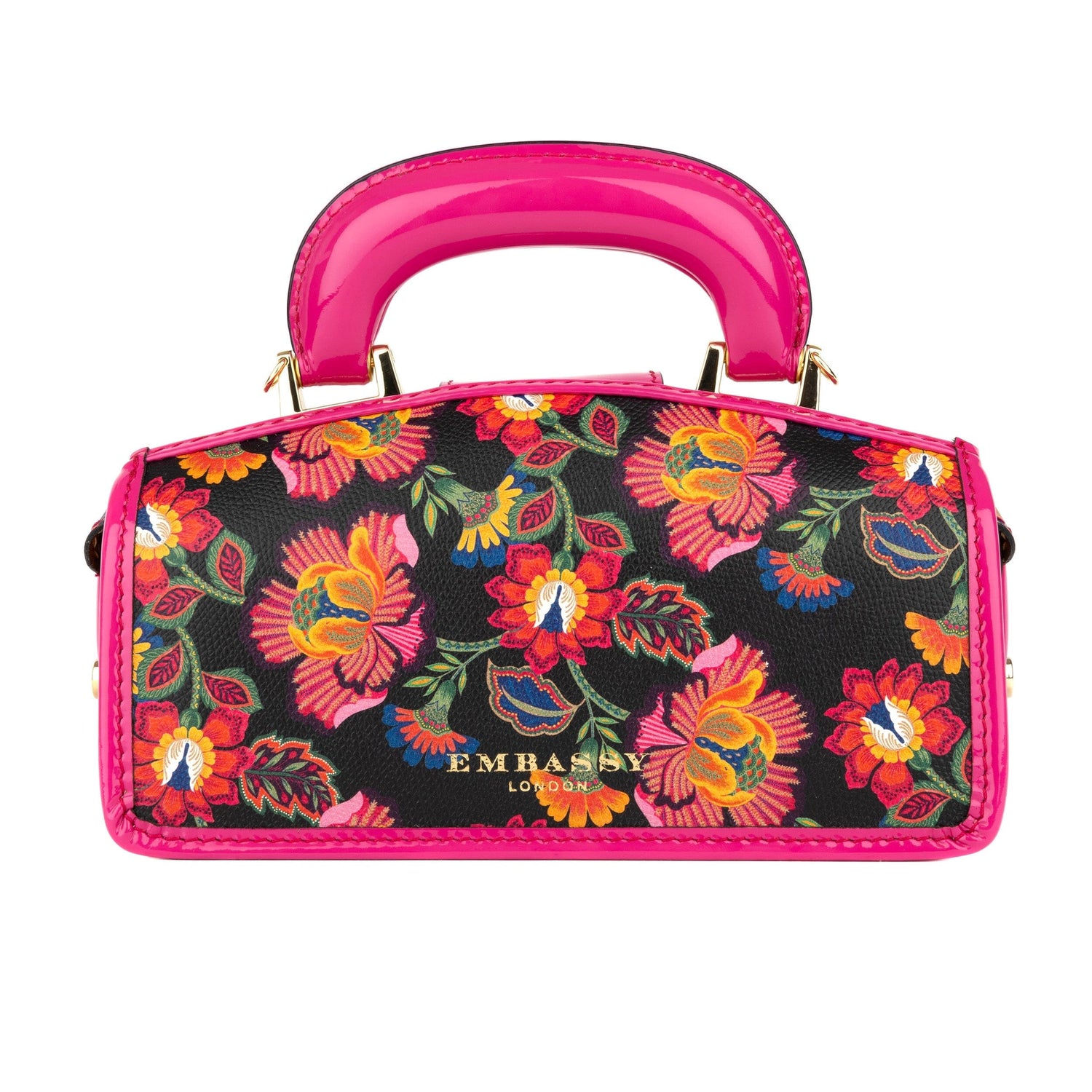 Gazelle Mini - Red Flowers Handbags Embassy London 