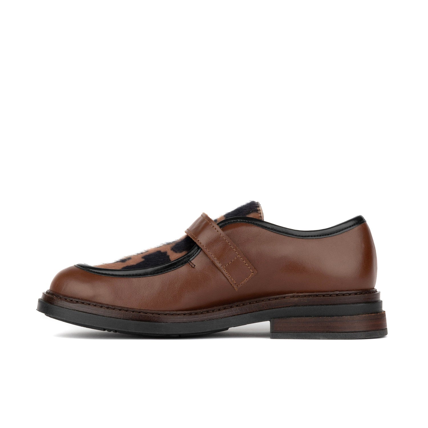 Strapp - Brown & Cow Womens Loafers Embassy London 