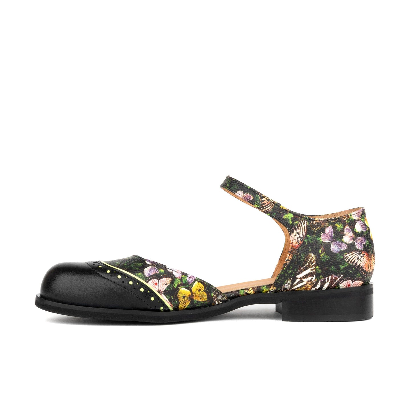 Gigot - Black & Butterfly Multi Womens Sandals Embassy London 