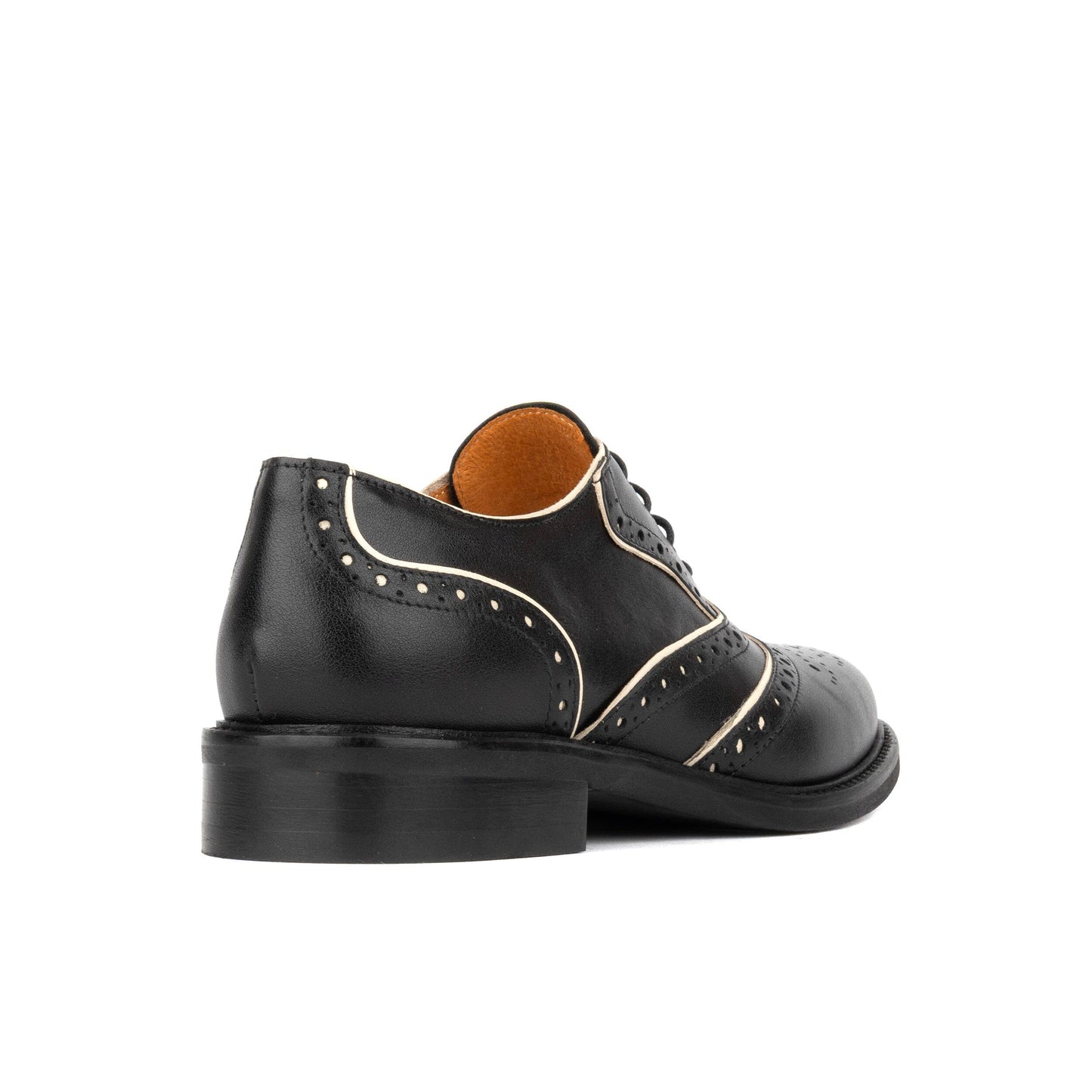 Brick Lane - Black & Cream Womens Shoes Embassy London 