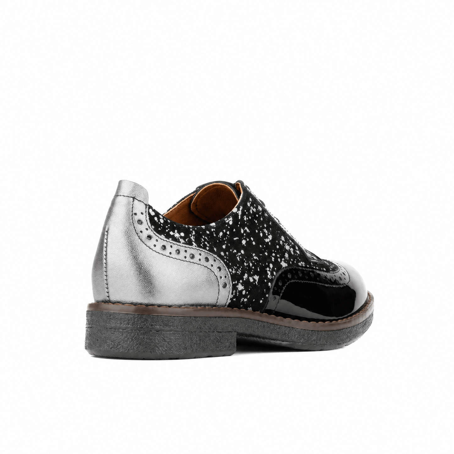 The Artist - Black & Silver Drops Womens Shoes Embassy London 