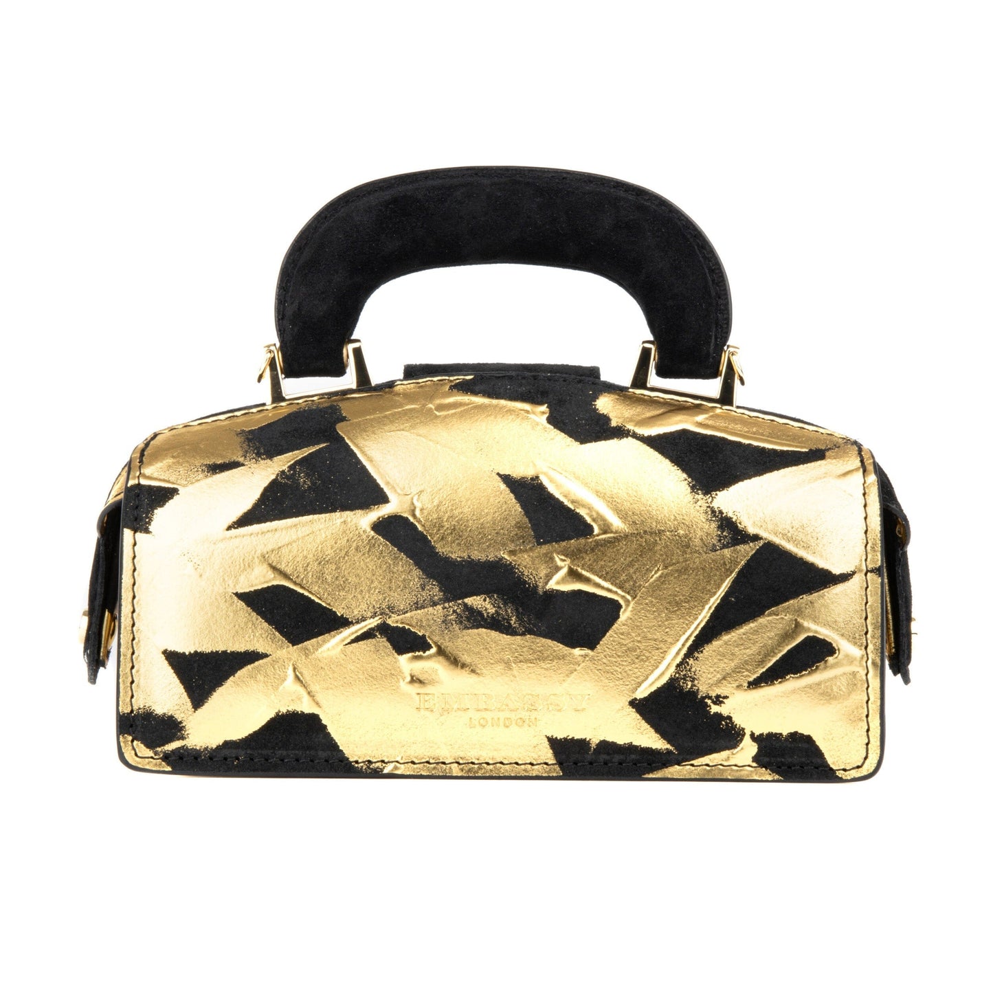 Gazelle Mini - Gold & Black Handbags Embassy London 