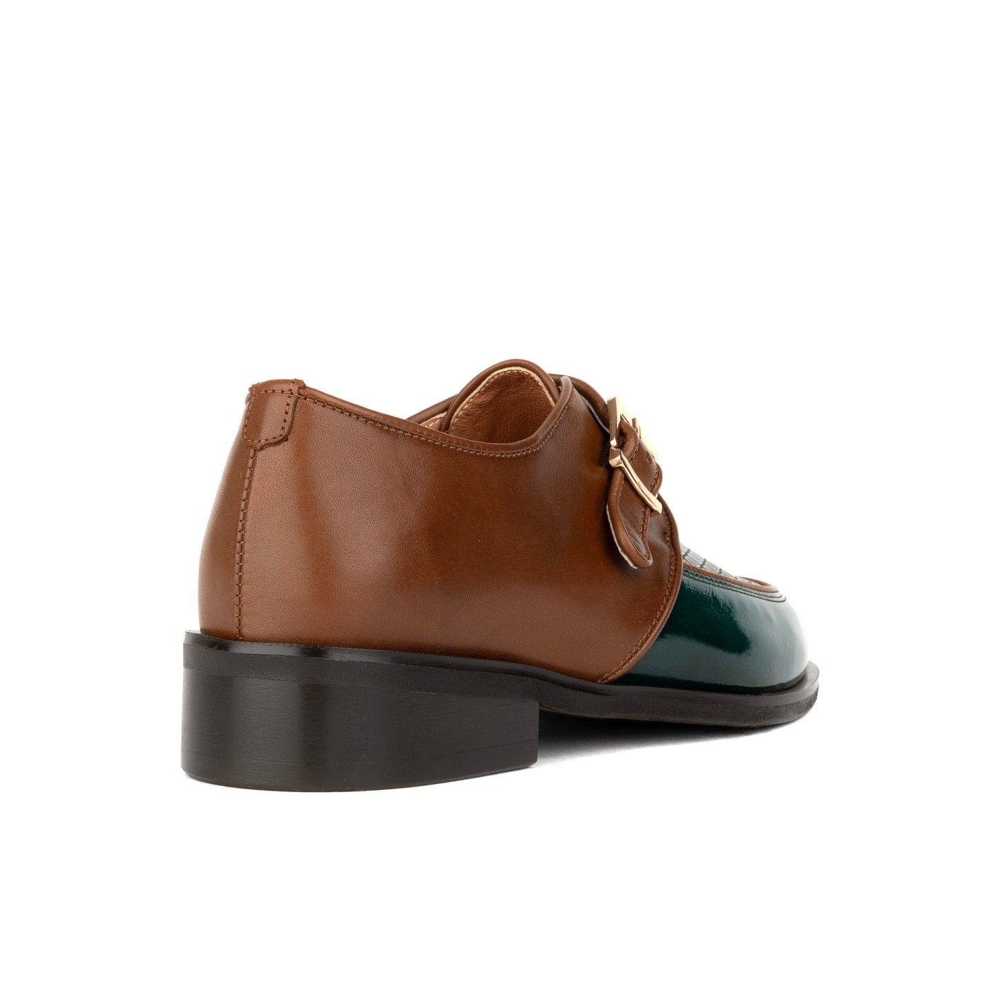 Fiorentina - Burgundy & Green Diamond Womens Shoes Embassy London 