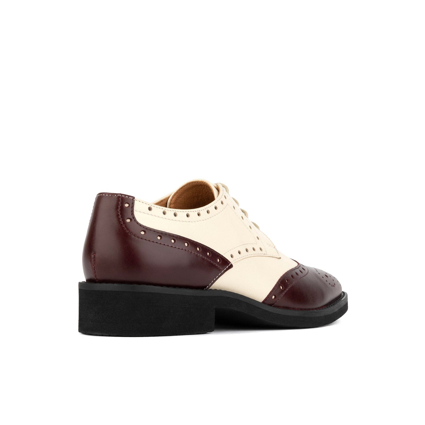 Eton - Burgundy & Cream Womens Shoes Embassy London 