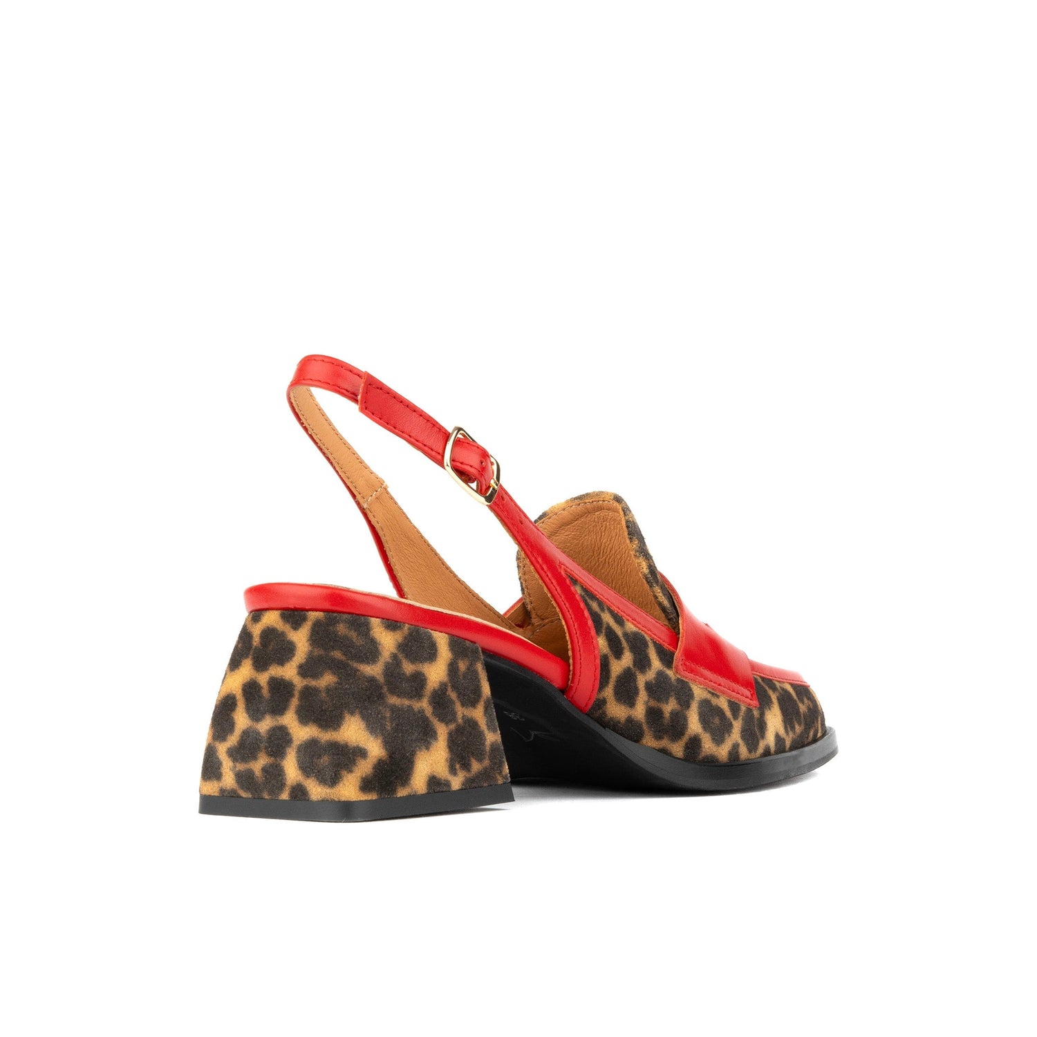Diana - Leopard & Red Womens Heels Embassy London 
