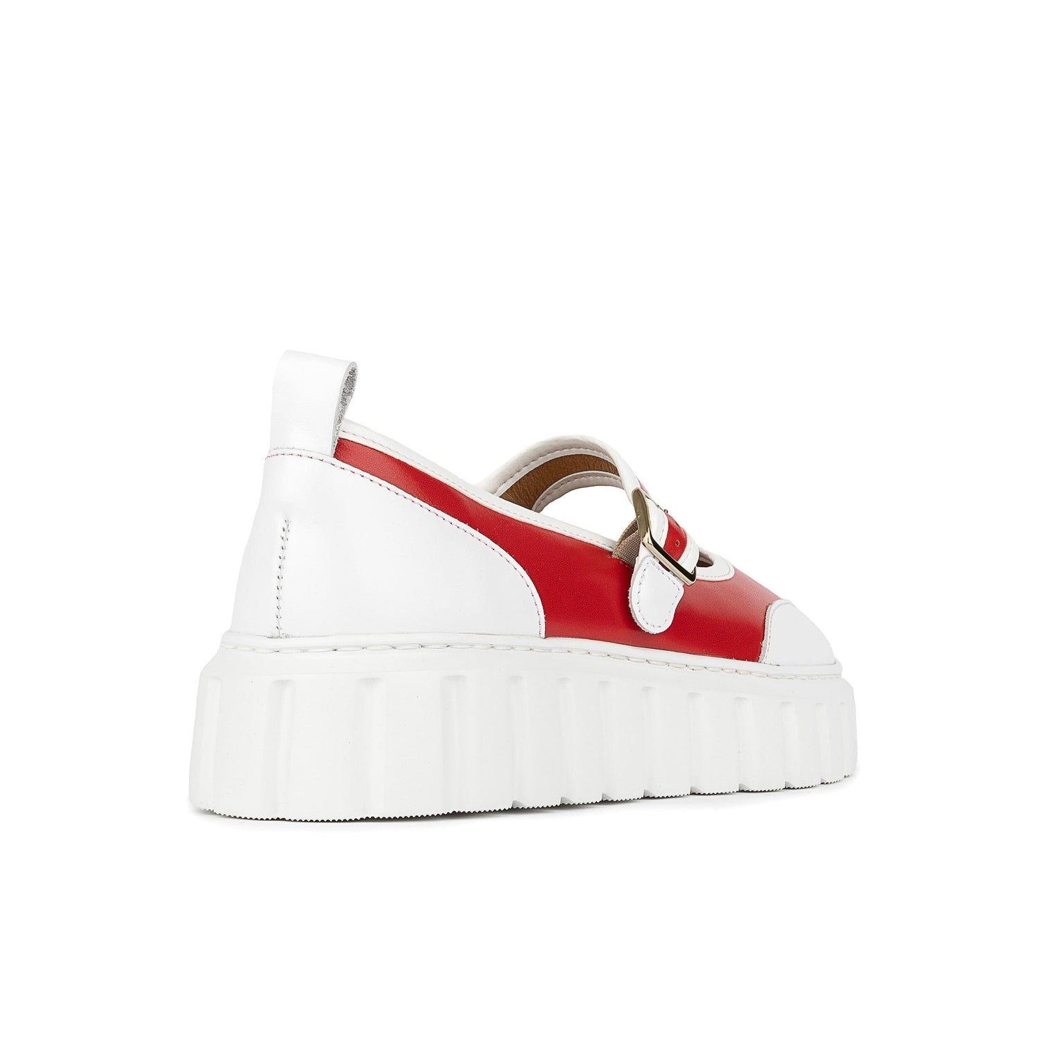 Sophie - Red & White Womens Sandals Embassy London 
