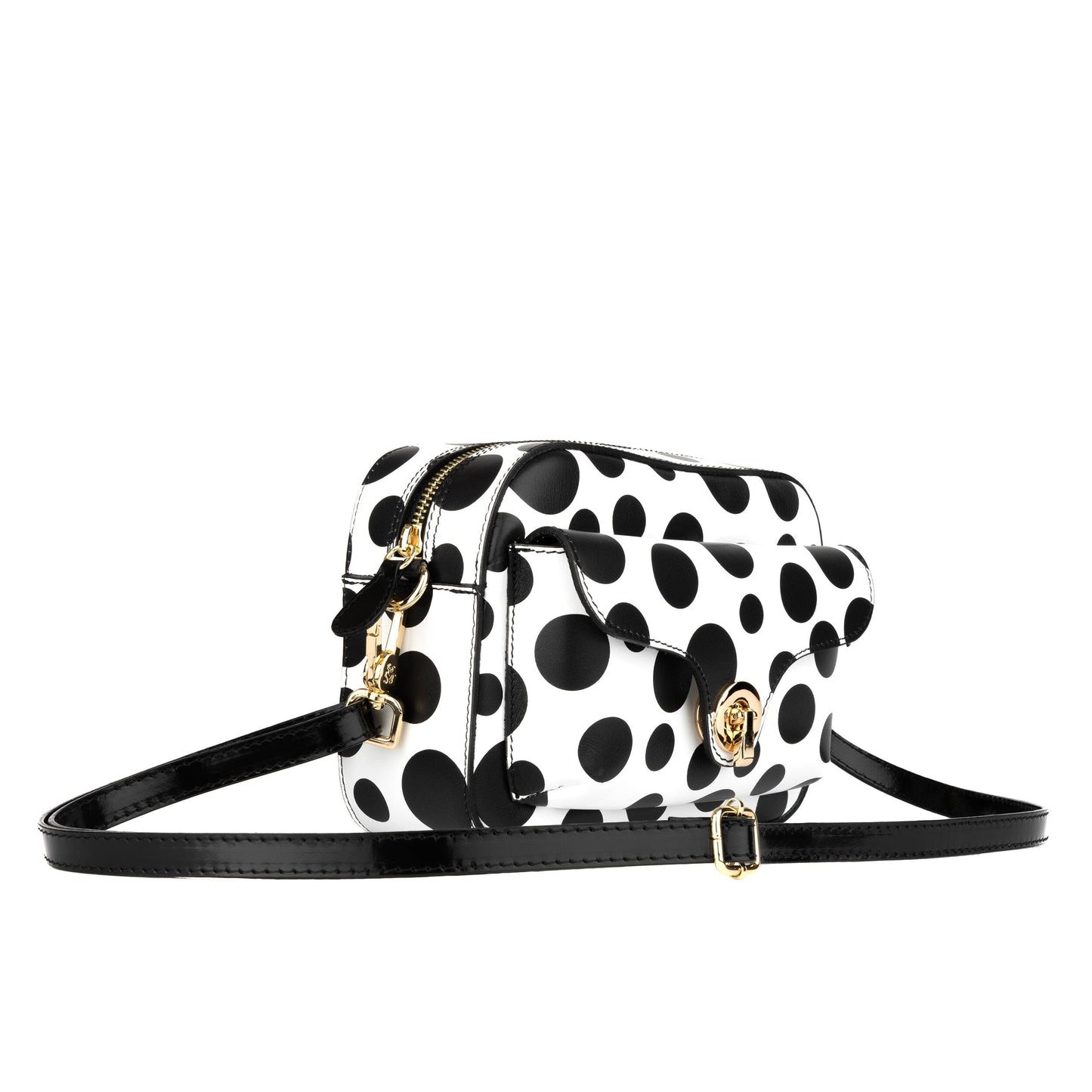 Lady Camara - Black & White Polka Handbags Embassy London 