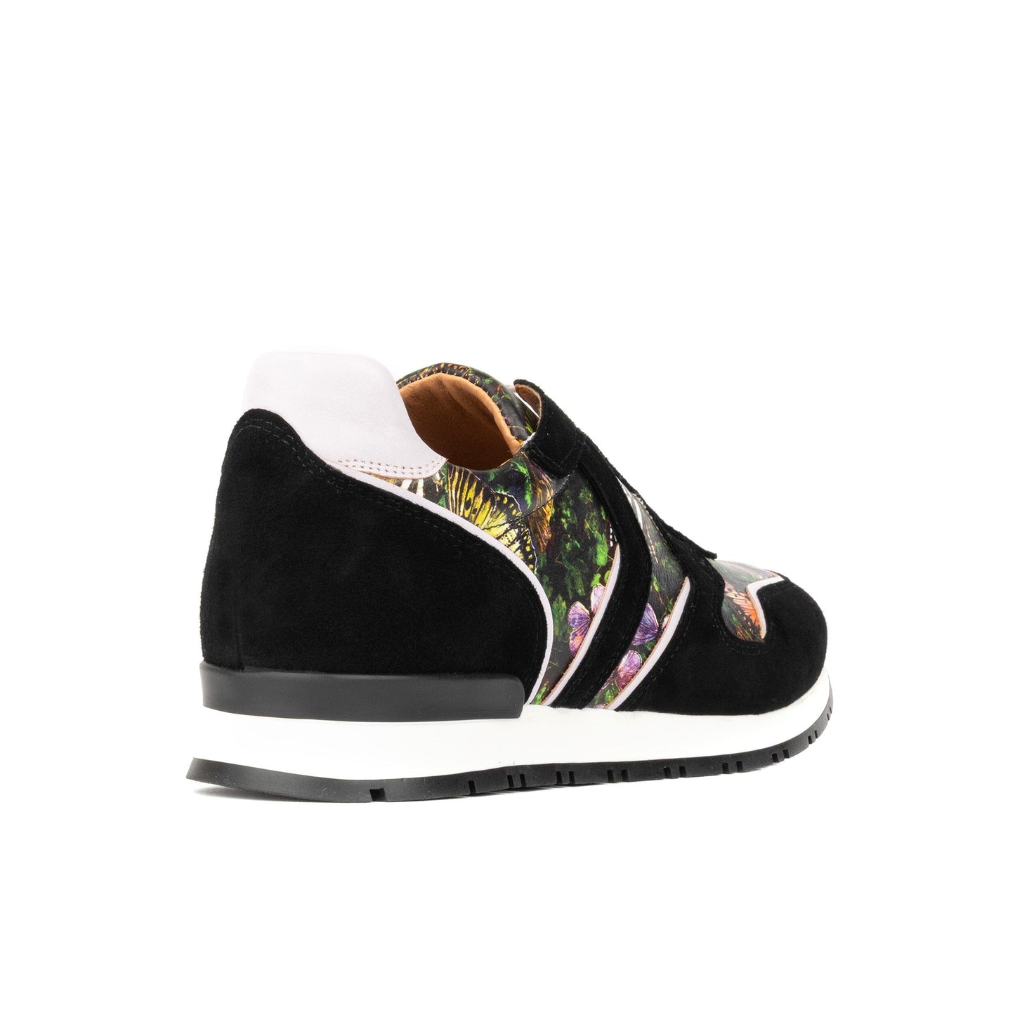 Savana - Black & Butterfly Multi Womens Trainers Embassy London 