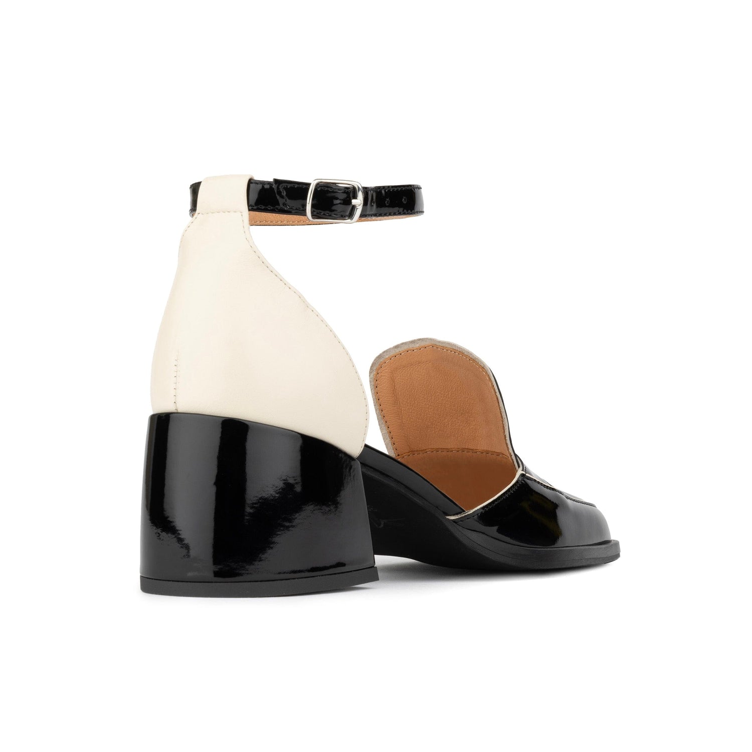 Mayfair - Black & Cream Womens Heels Embassy London 
