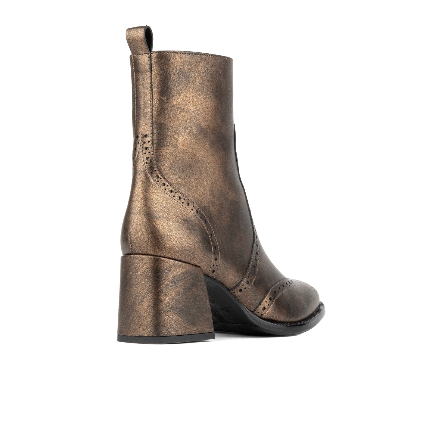 Chloe - Burnished Gold Womens Ankle Boots Embassy London 