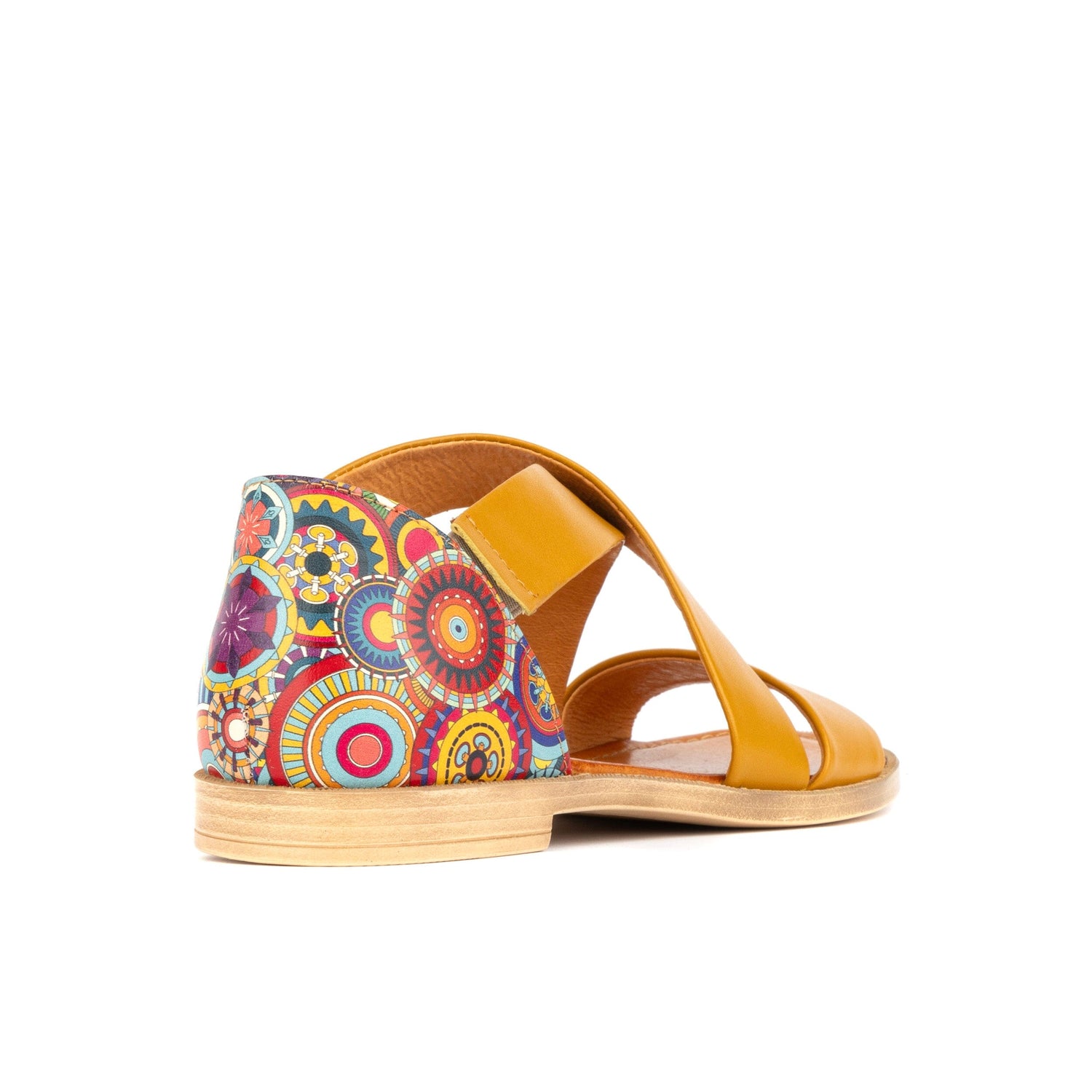 Tucan - Yellow Signature Print Womens Sandals Embassy London 