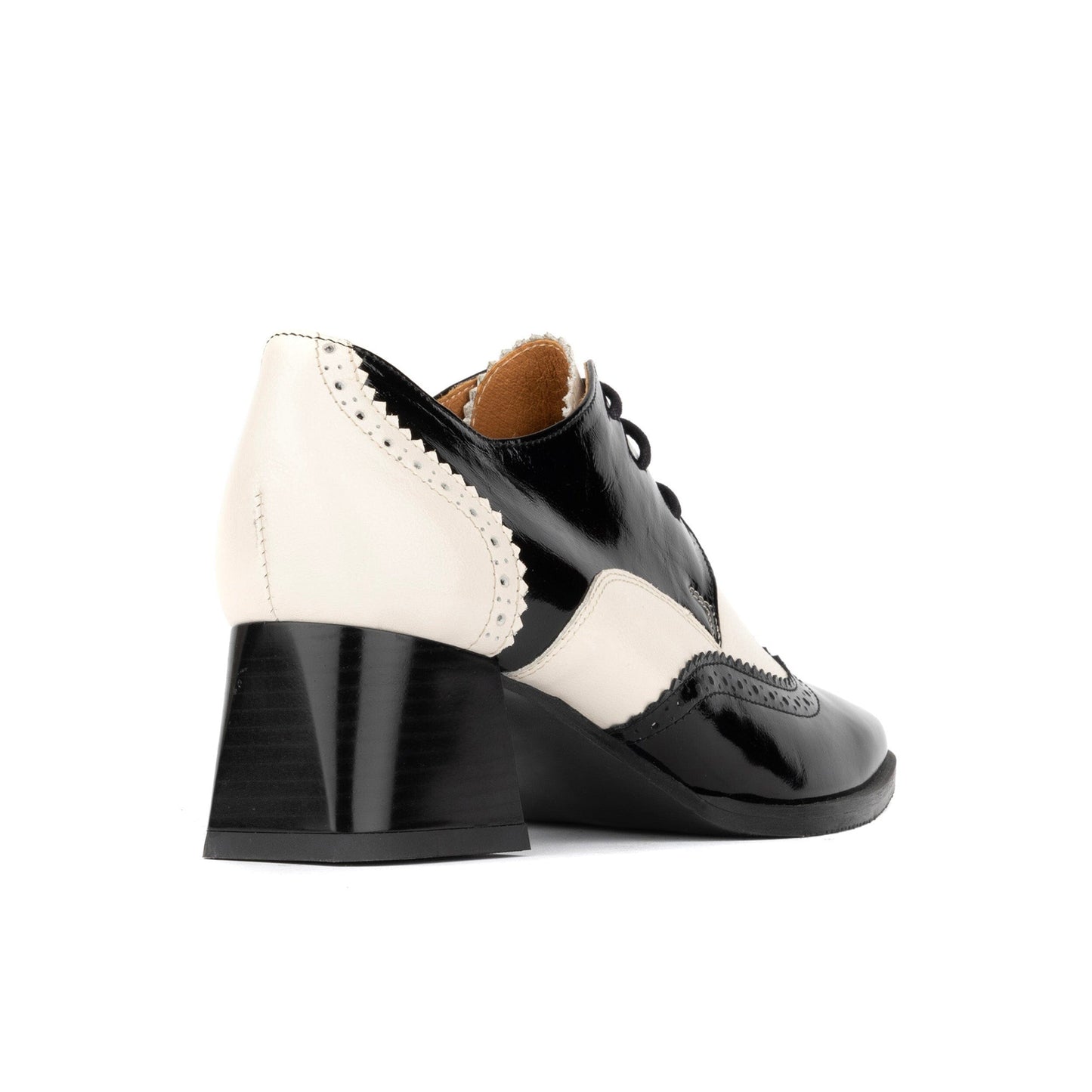 Ziggy - Black & White Womens Heels Embassy London 