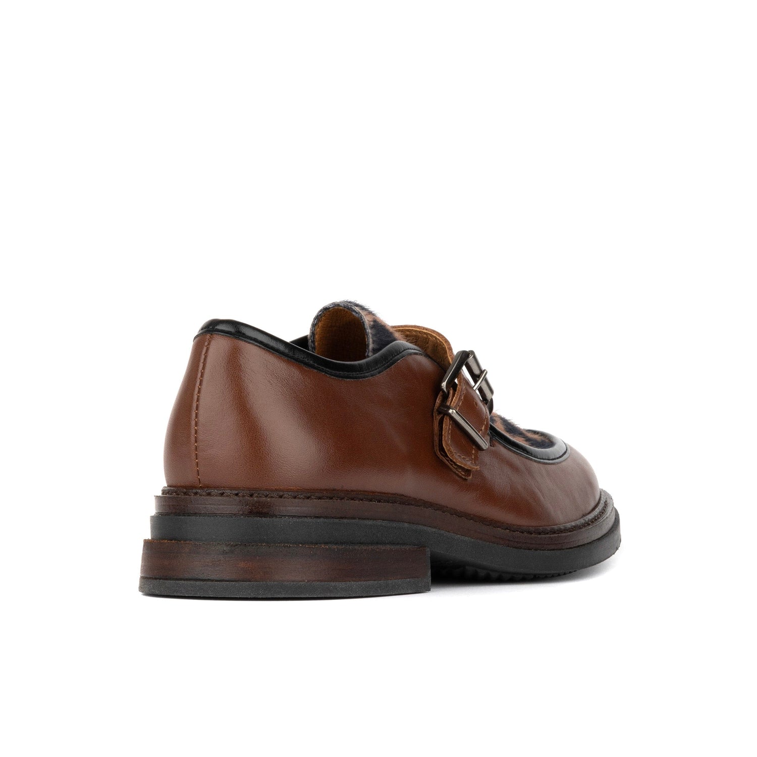 Strapp - Brown & Cow Womens Loafers Embassy London 