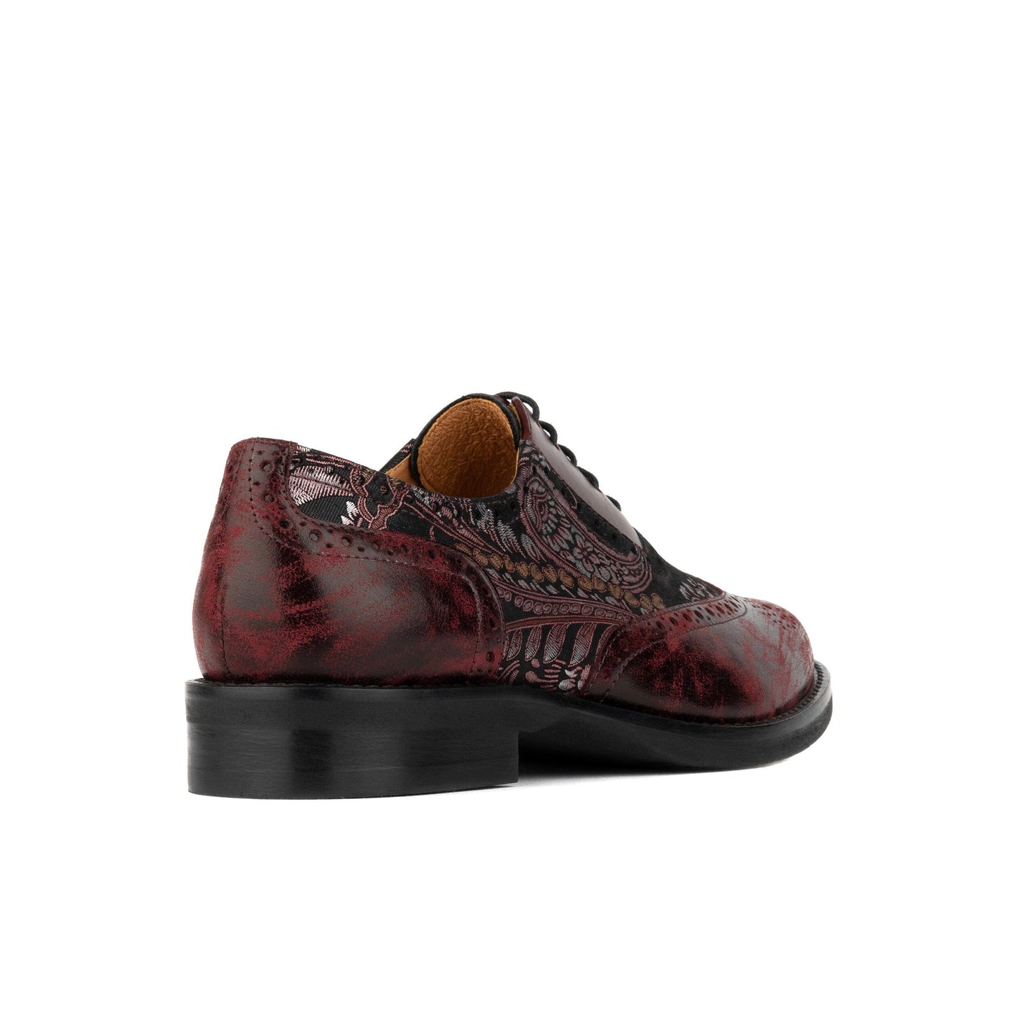 Vivienne - Floral & Burgundy Womens Shoes Embassy London 