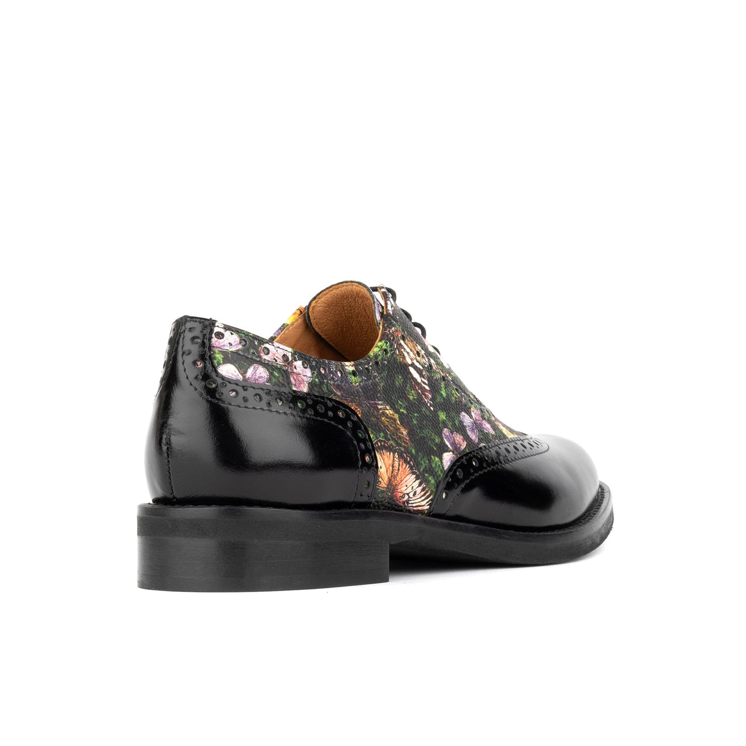 Vivienne - Black & Butterfly Multi Womens Shoes Embassy London 