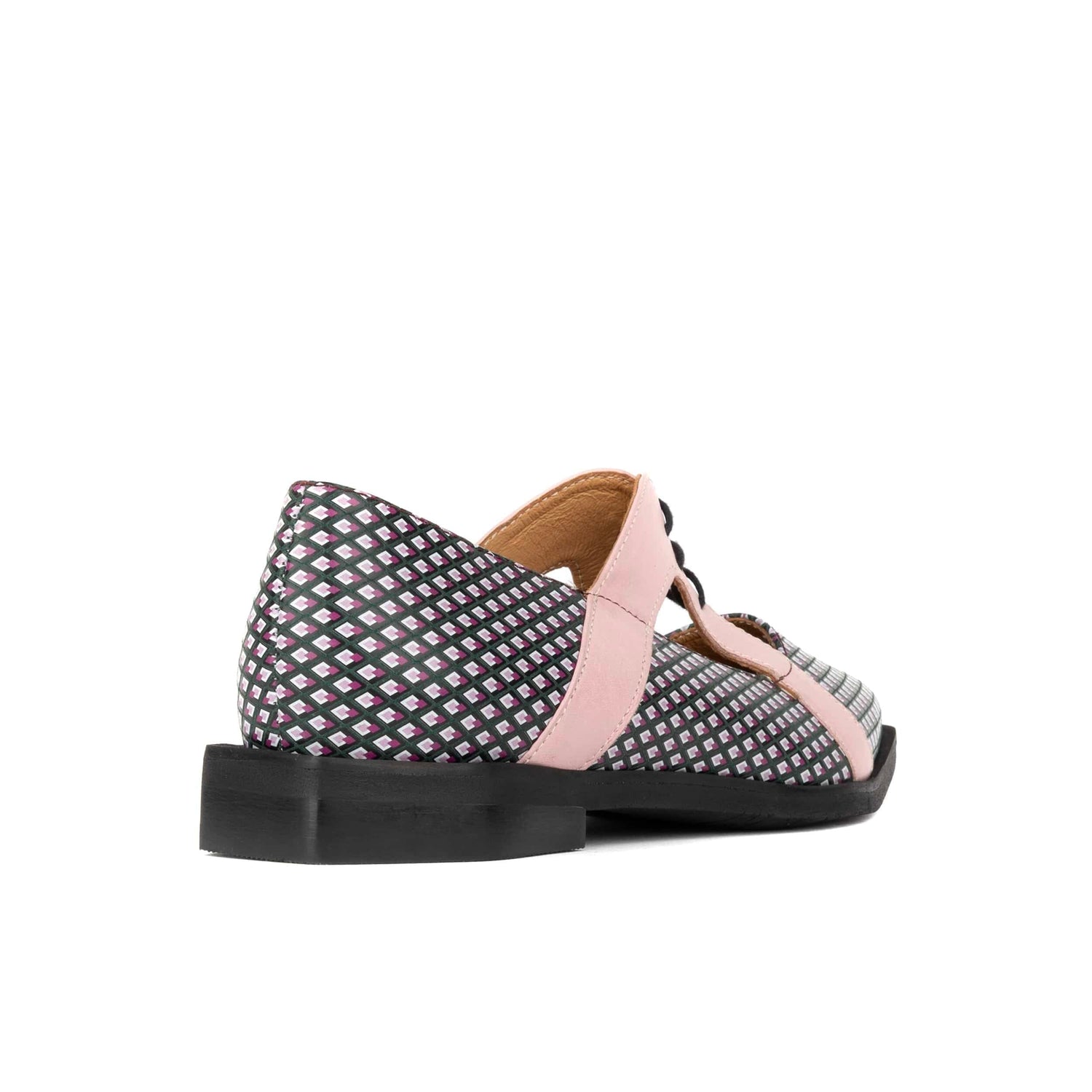 Harlowe - Pink & Violet & Green Diamonds Womens Shoes Embassy London 